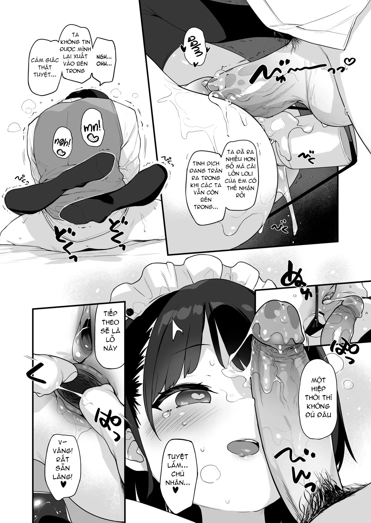 HentaiVN.net - Ảnh 44 - Komomo Là Hầu Gái Loli Kiêm Bồn Chứa Tinh Cho Riêng Chủ Nhân Của Mình - Oneshot