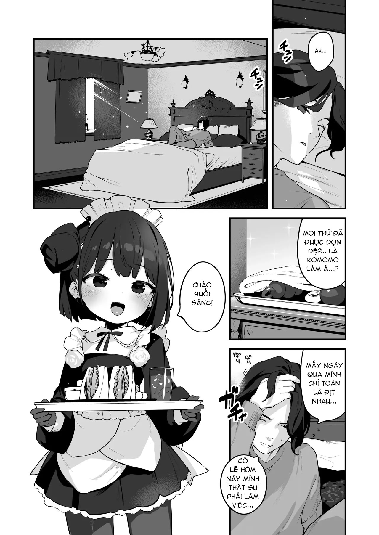 HentaiVN.net - Ảnh 53 - Komomo Là Hầu Gái Loli Kiêm Bồn Chứa Tinh Cho Riêng Chủ Nhân Của Mình - Oneshot