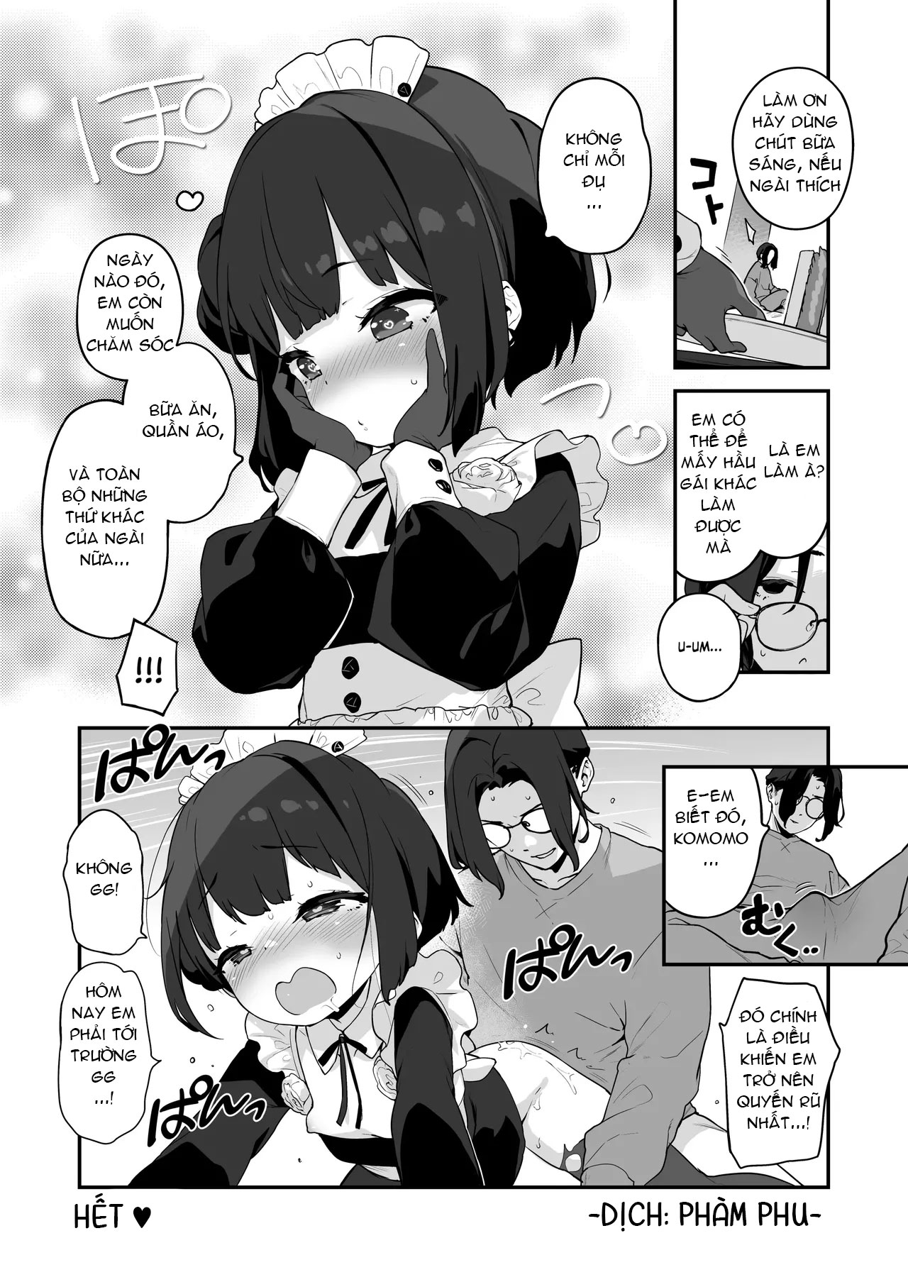 HentaiVN.net - Ảnh 54 - Komomo Là Hầu Gái Loli Kiêm Bồn Chứa Tinh Cho Riêng Chủ Nhân Của Mình - Oneshot