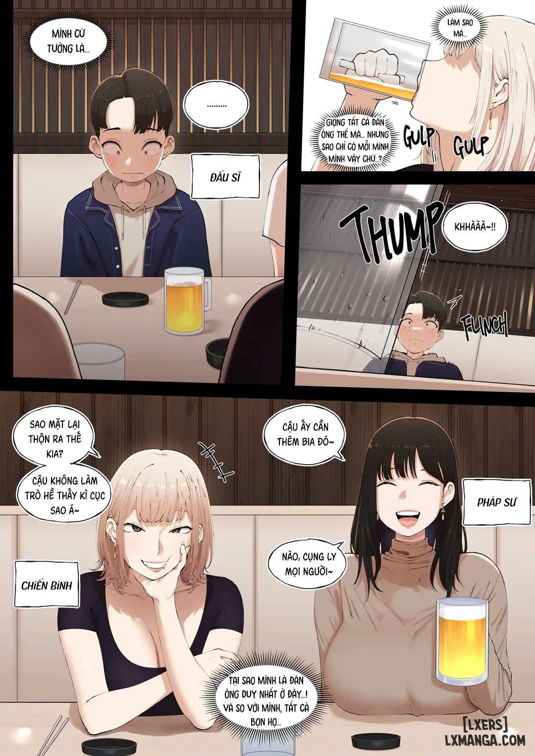 HentaiVN.net - Ảnh 6 - Chỉ mình tôi là đàn ông trong cái tổ đội này - Oneshot