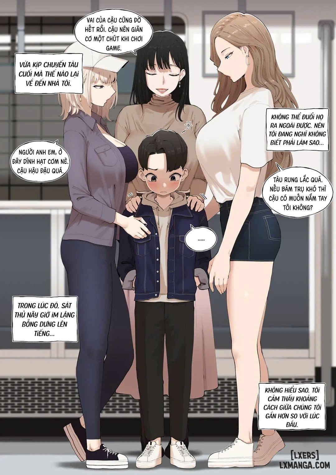 HentaiVN.net - Ảnh 8 - Chỉ mình tôi là đàn ông trong cái tổ đội này - Oneshot