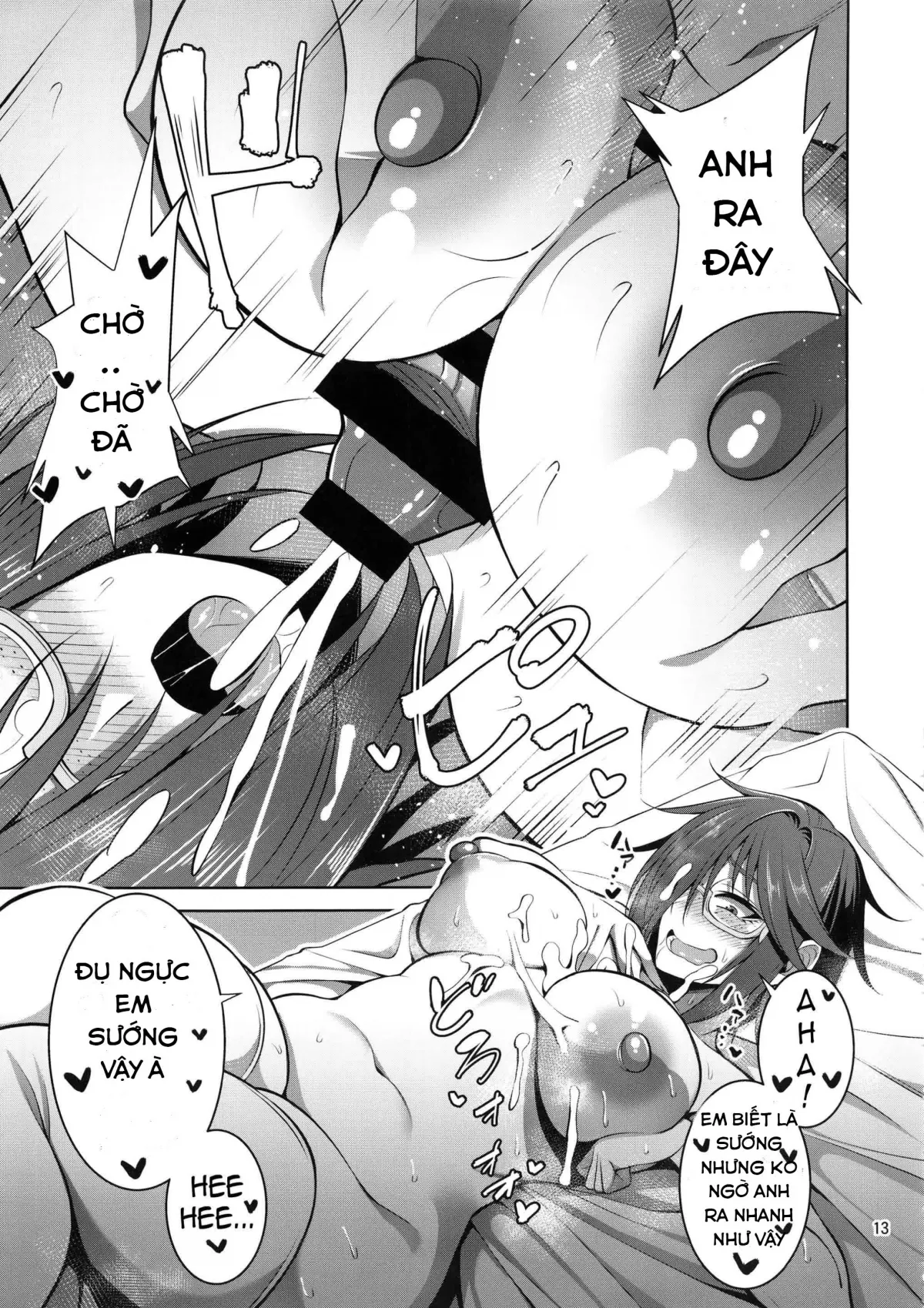 HentaiVN.net - Ảnh 13 - Nekura Megane no Hon [The Creepy Glasses Girl Book] - Chap 1