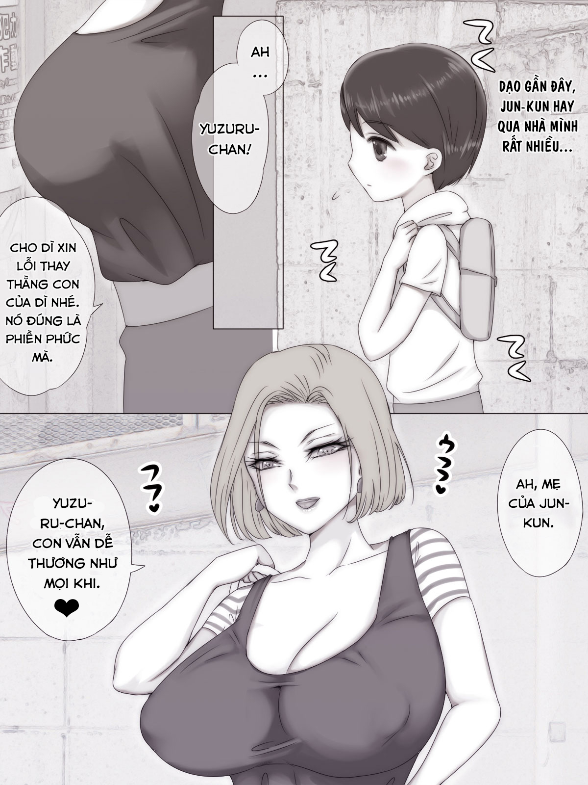 HentaiVN.net - Ảnh 42 - Mùa hè vui vẻ với mẹ bạn [Natsuyasumi Tomodachi no Mama ni; Summer Vacation with My Friend's Mom] - Chap 1