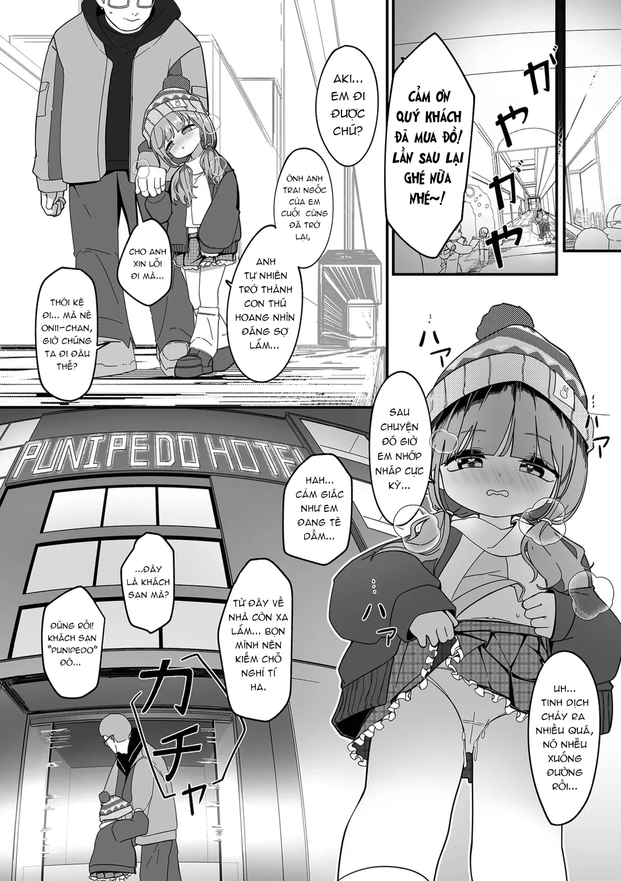 HentaiVN.net - Ảnh 10 - Tôi chịu hết nổi cô em gái tinh nghịch này rồi! - Oneshot