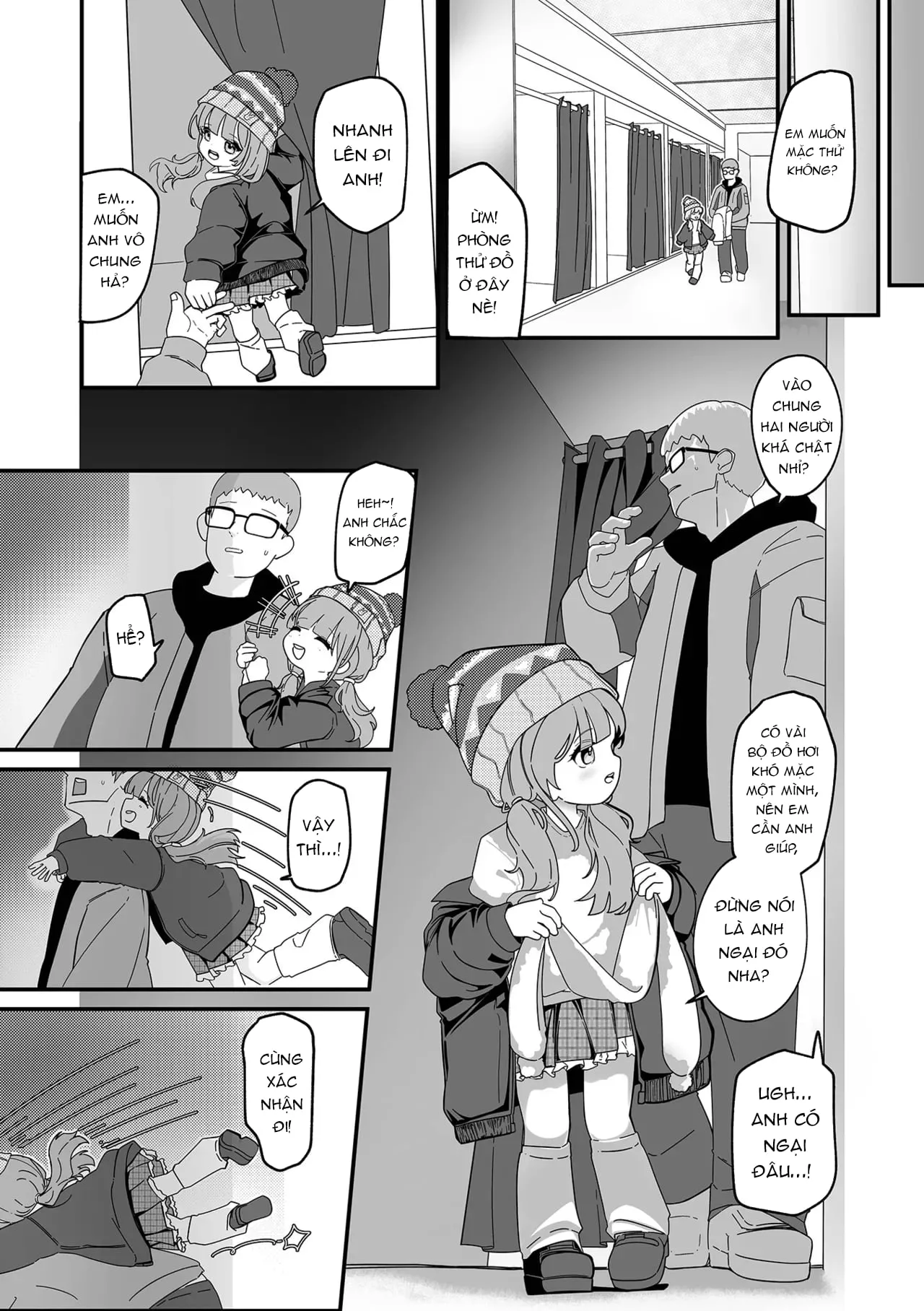 HentaiVN.net - Ảnh 4 - Tôi chịu hết nổi cô em gái tinh nghịch này rồi! - Oneshot