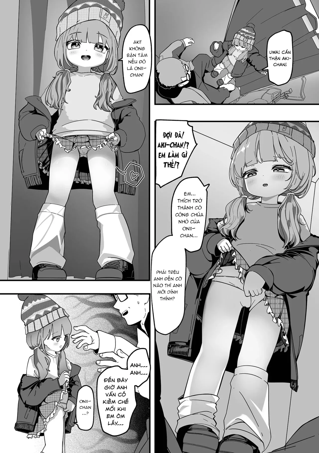 HentaiVN.net - Ảnh 5 - Tôi chịu hết nổi cô em gái tinh nghịch này rồi! - Oneshot
