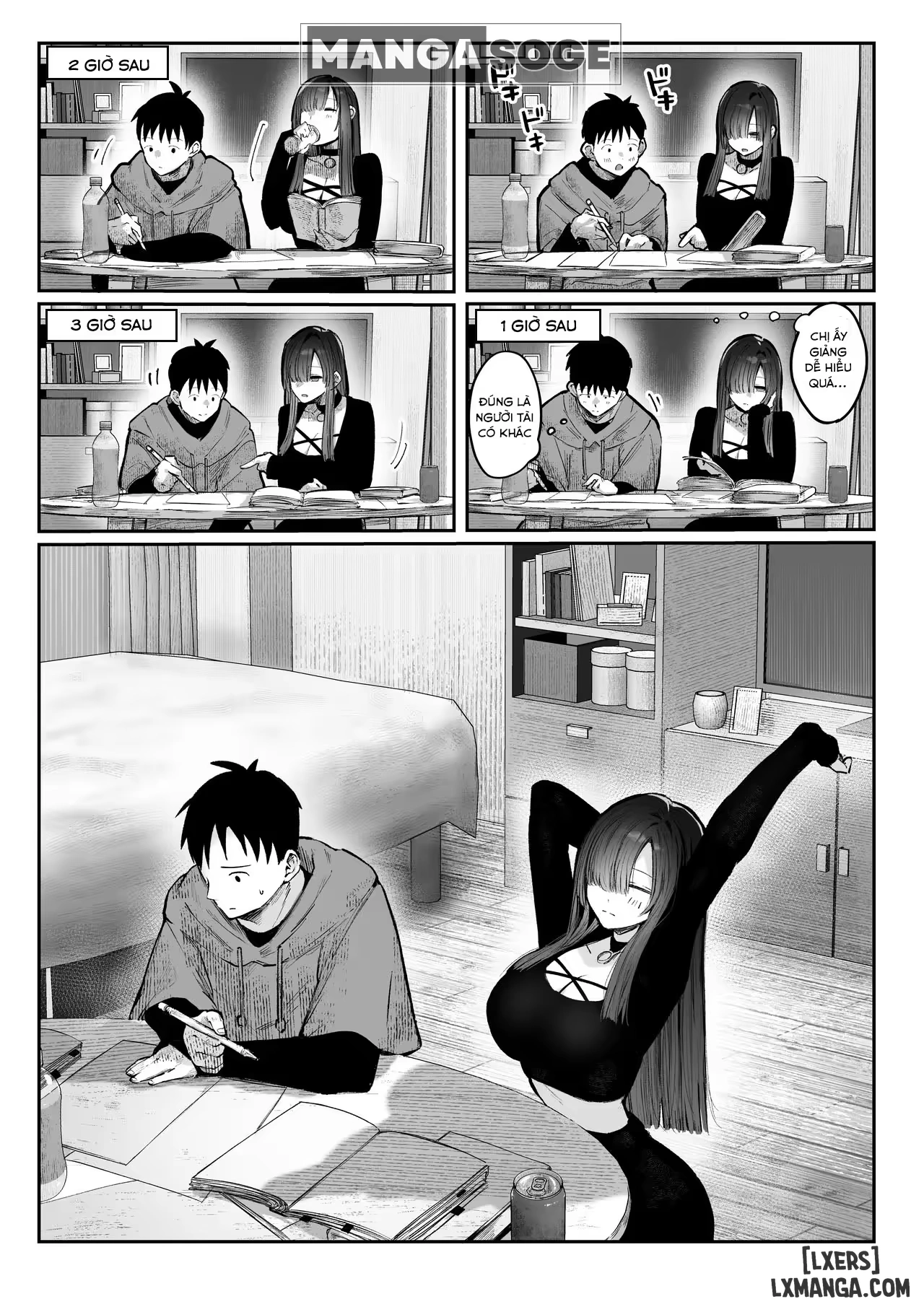 HentaiVN.net - Ảnh 34 - Oshiete Ageru ~Kyonyuu Bijin Onee-san to Rouninsei no Boku no OO na Ohanashi Zenpen~ - OneShot