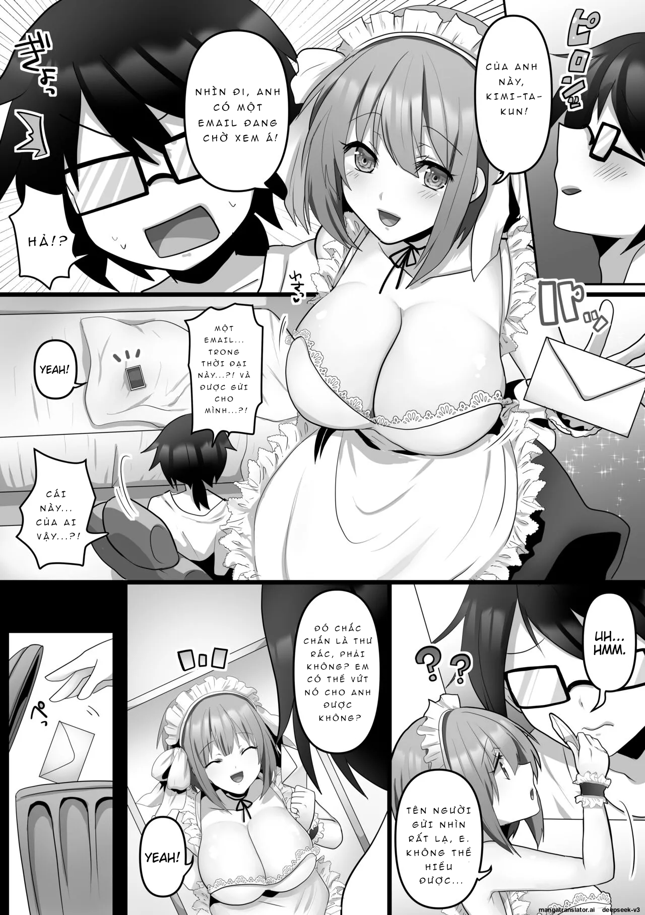 HentaiVN.net - Ảnh 7 - Bị NTR bởi AI - Oneshot