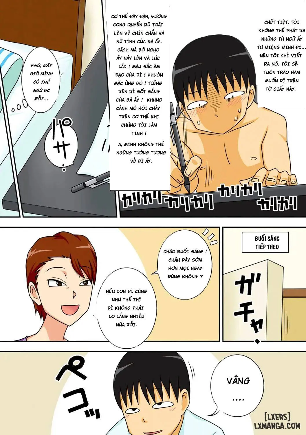 HentaiVN.net - Ảnh 8 - Boku-ra ga Yaritai obasan - Chapter 1