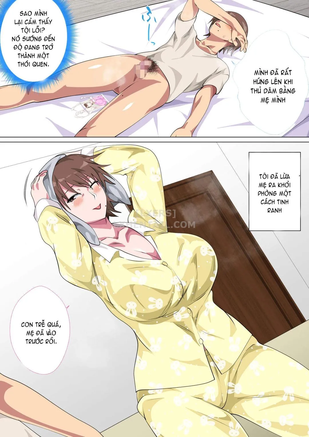 HentaiVN.net - Ảnh 13 - Musuko Ni Nando Mo Kudokarete Konmake Shita Haha - Chap 1