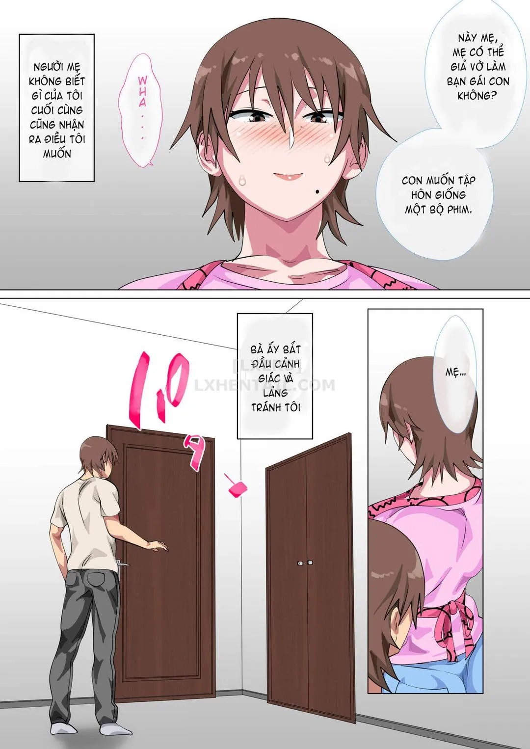 HentaiVN.net - Ảnh 19 - Musuko Ni Nando Mo Kudokarete Konmake Shita Haha - Chap 1