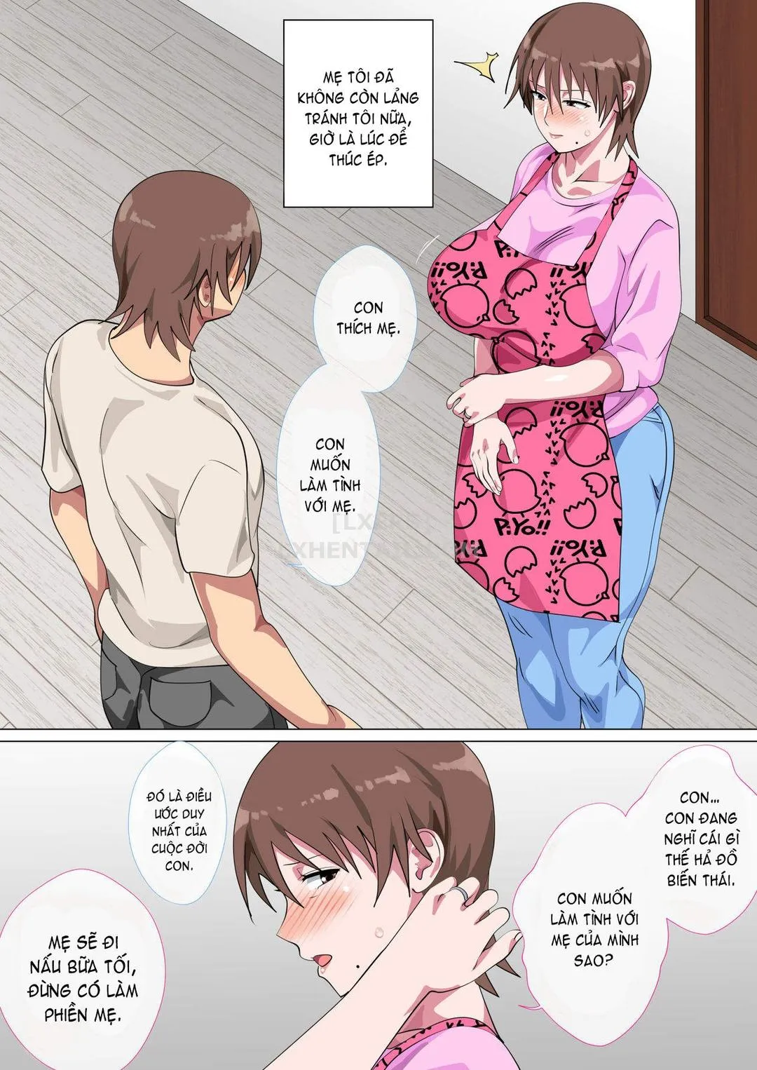 HentaiVN.net - Ảnh 22 - Musuko Ni Nando Mo Kudokarete Konmake Shita Haha - Chap 1