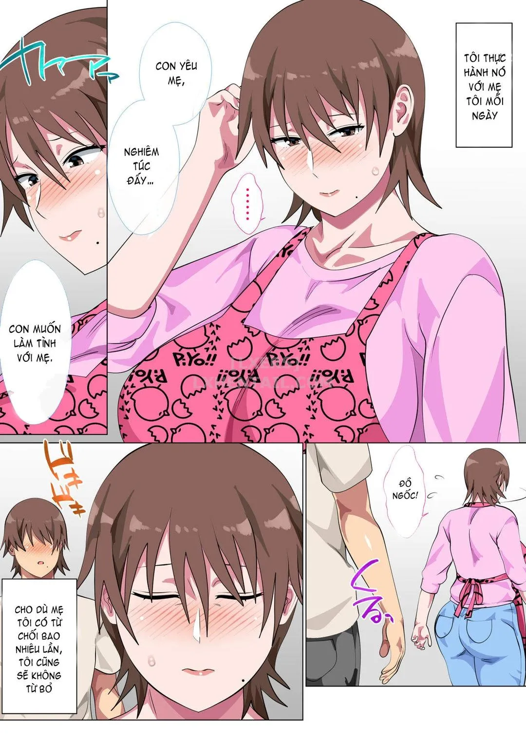 HentaiVN.net - Ảnh 23 - Musuko Ni Nando Mo Kudokarete Konmake Shita Haha - Chap 1