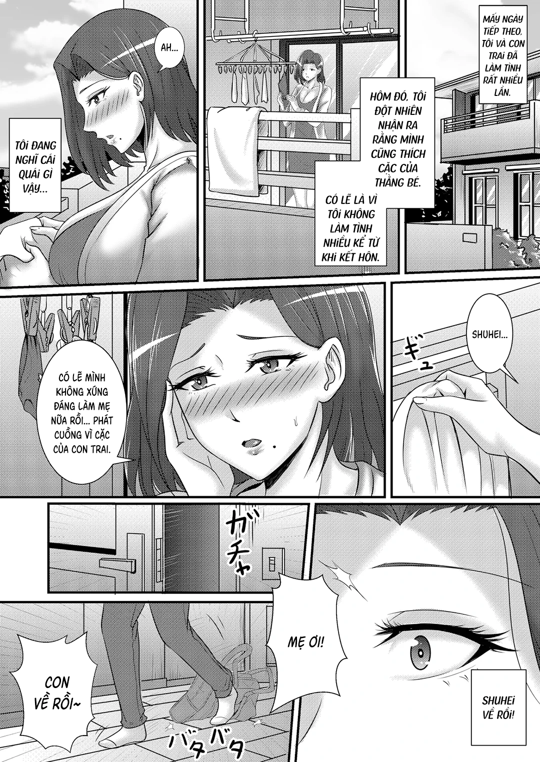 HentaiVN.net - Ảnh 21 - Mẹ kế là người yêu của tôi - Oneshot
