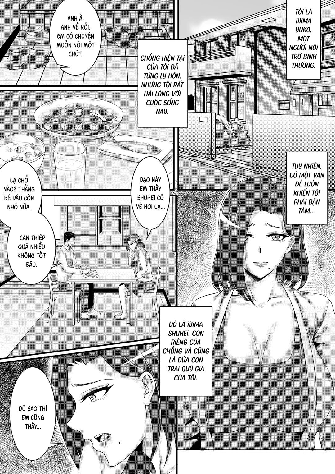 HentaiVN.net - Ảnh 3 - Mẹ kế là người yêu của tôi - Oneshot