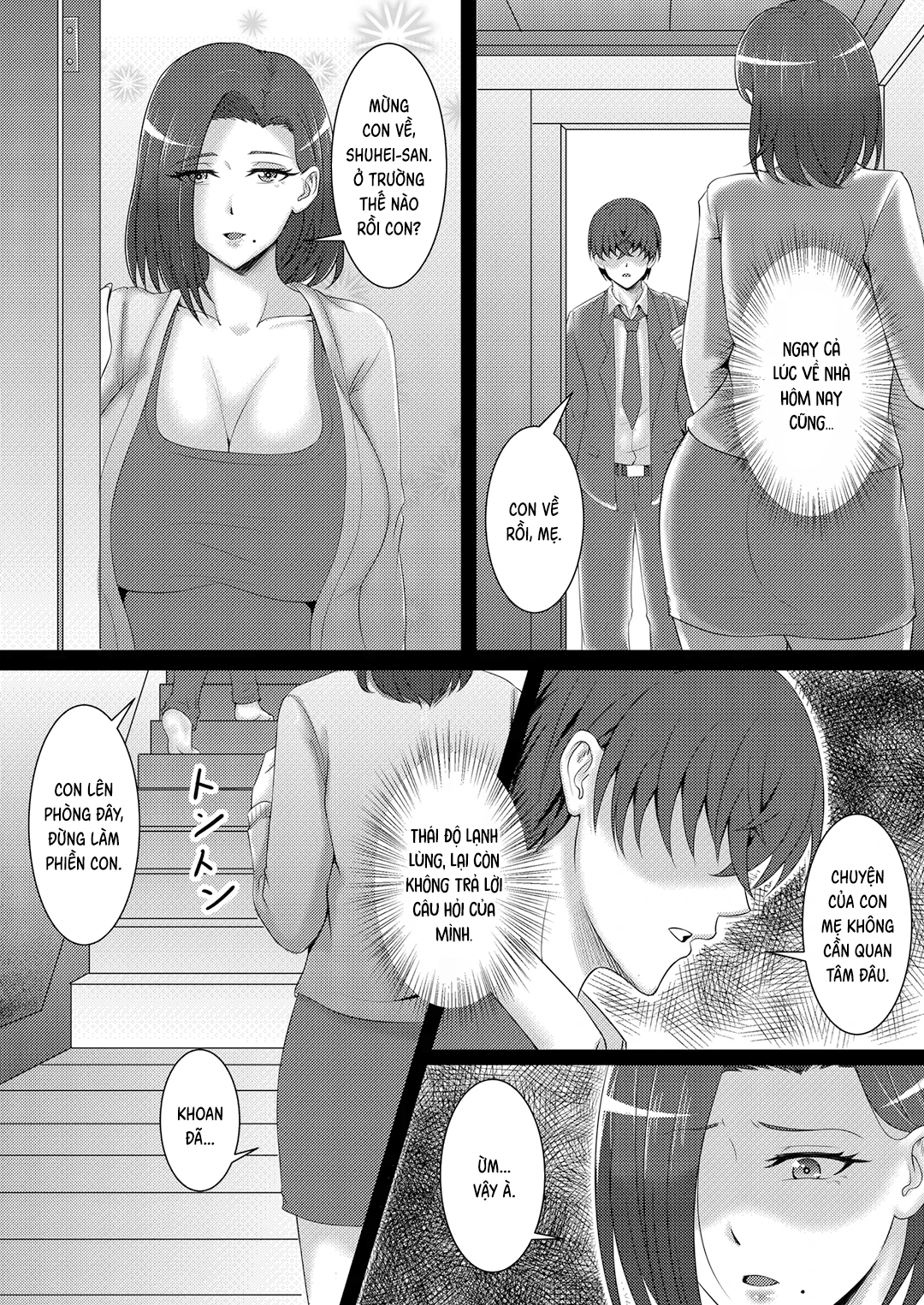 HentaiVN.net - Ảnh 4 - Mẹ kế là người yêu của tôi - Oneshot