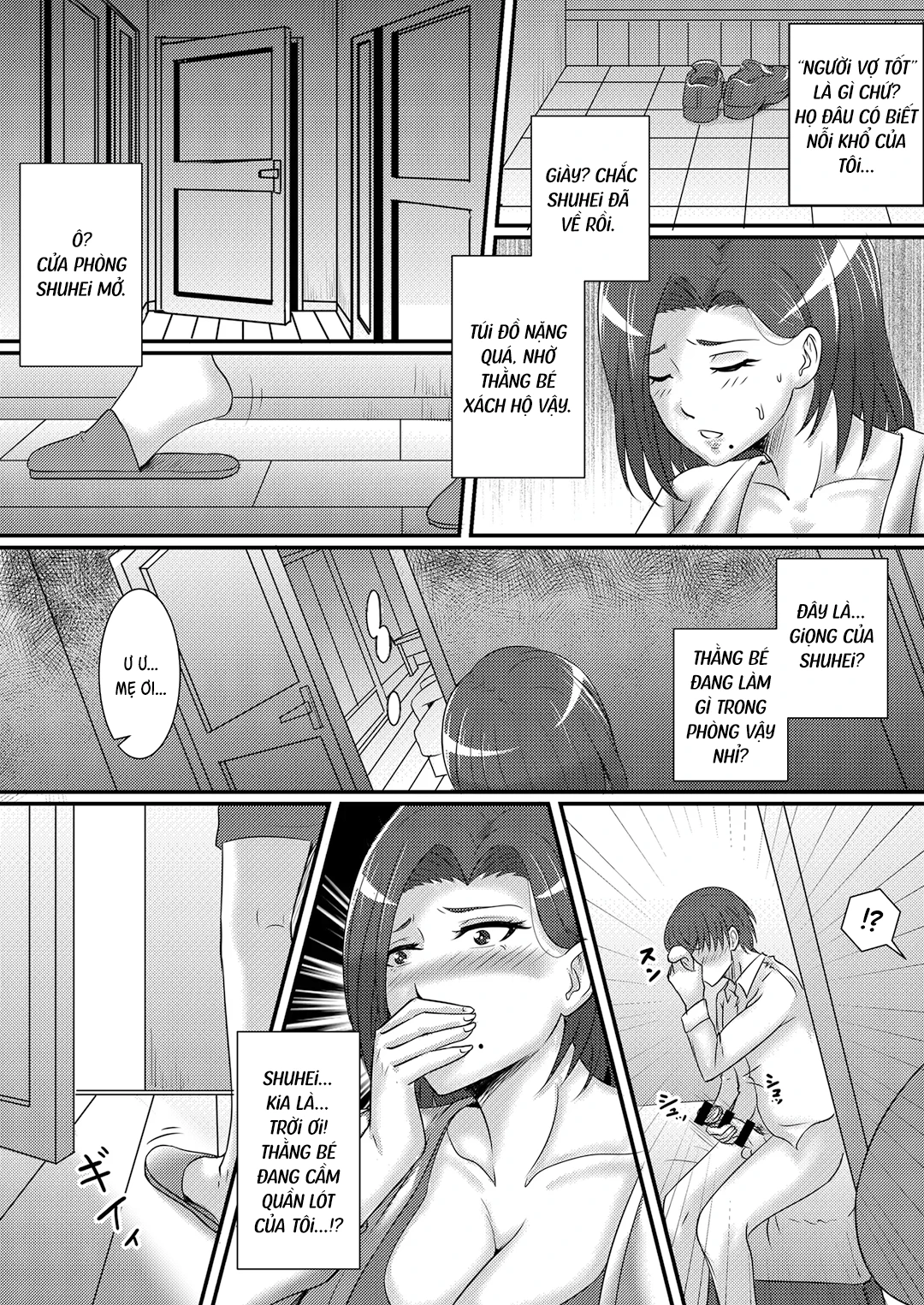 HentaiVN.net - Ảnh 7 - Mẹ kế là người yêu của tôi - Oneshot