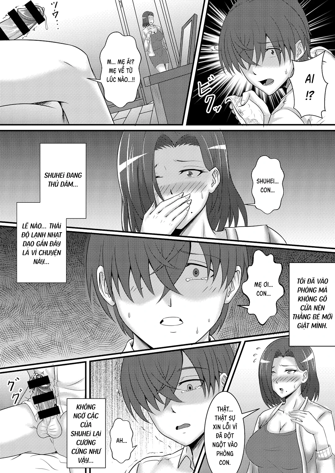 HentaiVN.net - Ảnh 8 - Mẹ kế là người yêu của tôi - Oneshot