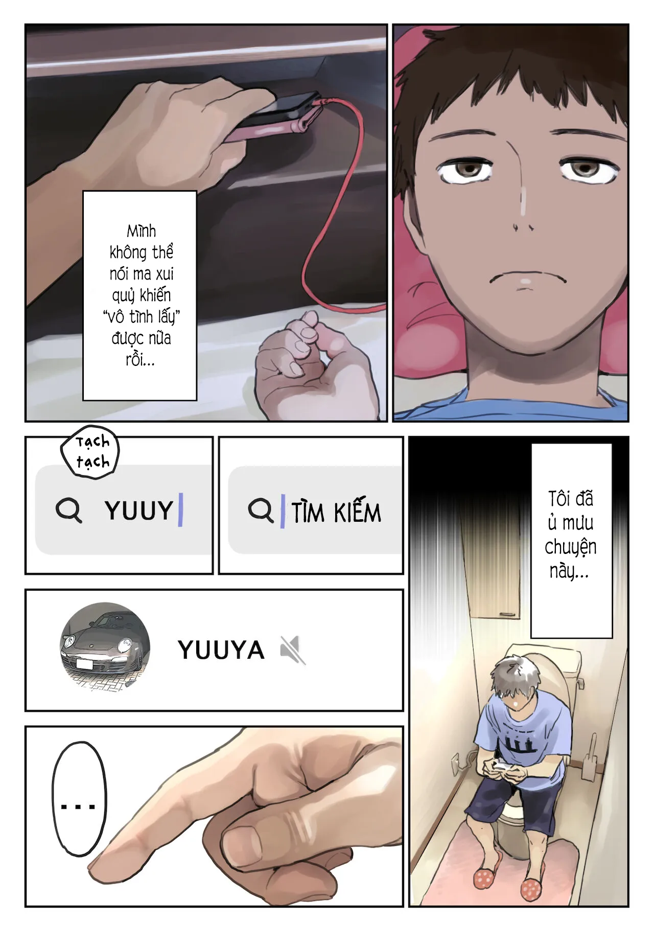 HentaiVN.net - Ảnh 11 - Phát hiện sừng khi xem trộm điện thoại bạn gái (Phần 2) [Kanojo no SmaPho o Nozoita dake nano ni 2, 彼女のスマホを覗いただけなのに 2] - Chap 1: Quay đầu là bờ