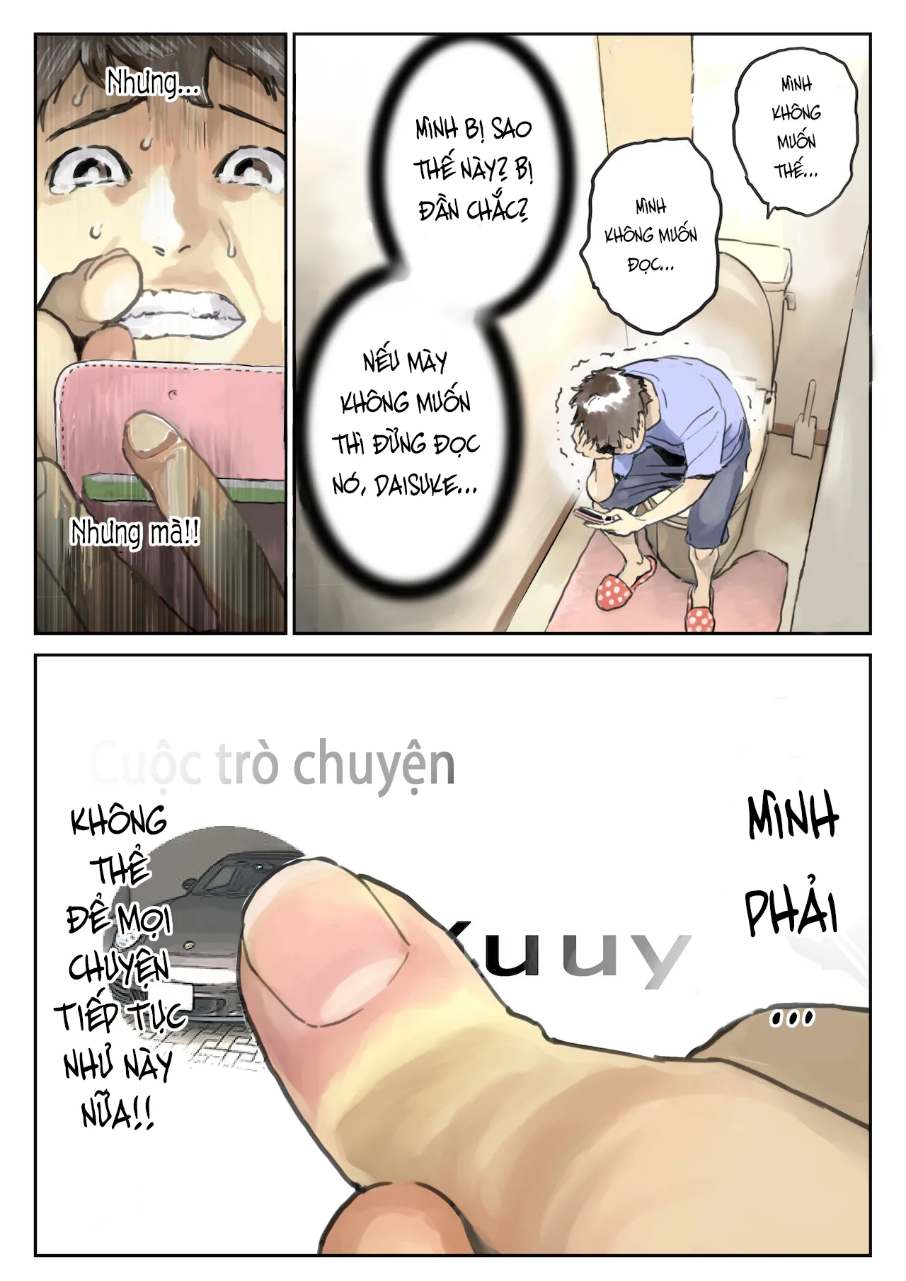 HentaiVN.net - Ảnh 14 - Phát hiện sừng khi xem trộm điện thoại bạn gái (Phần 2) [Kanojo no SmaPho o Nozoita dake nano ni 2, 彼女のスマホを覗いただけなのに 2] - Chap 1: Quay đầu là bờ