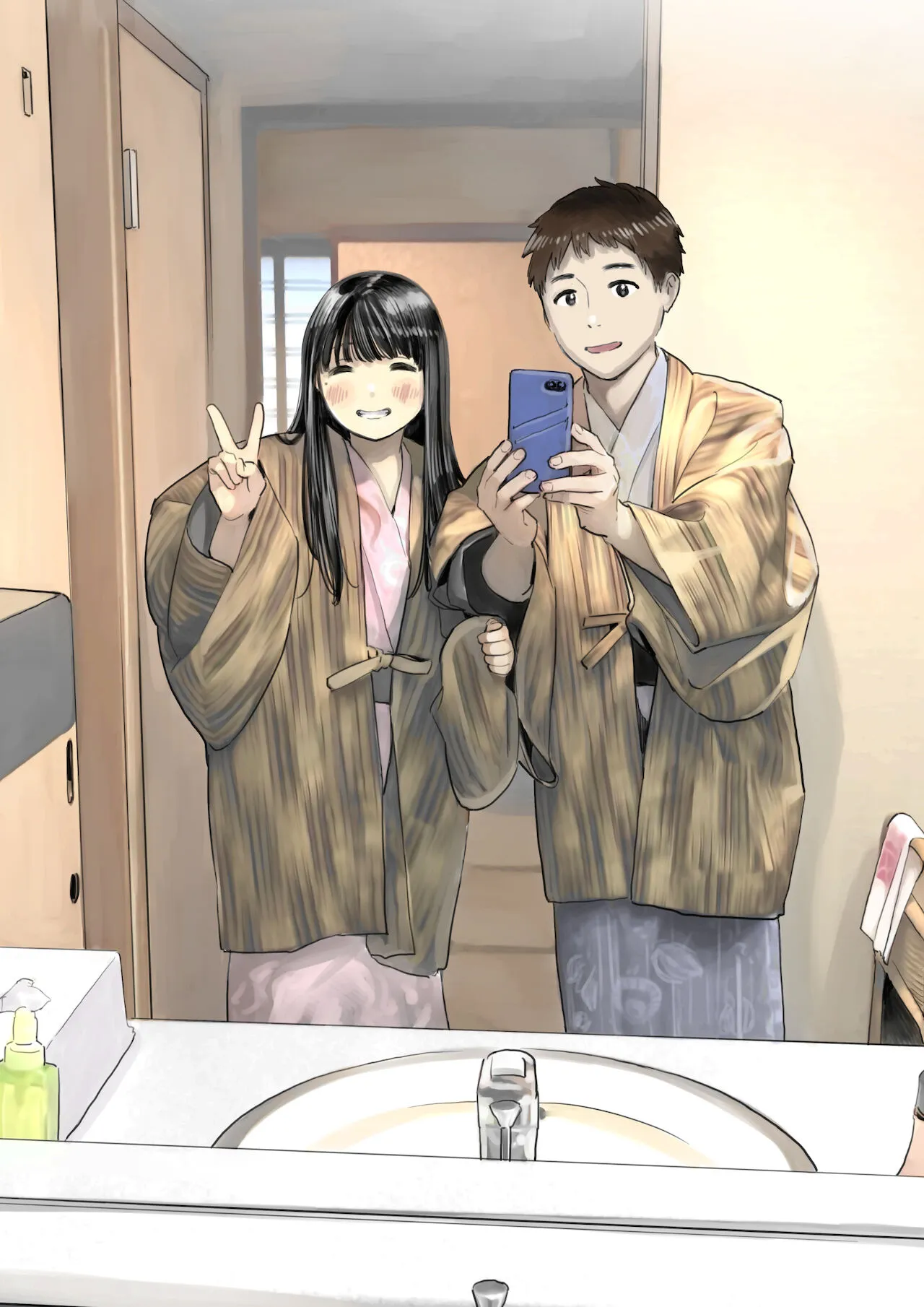 HentaiVN.net - Ảnh 22 - Phát hiện sừng khi xem trộm điện thoại bạn gái (Phần 2) [Kanojo no SmaPho o Nozoita dake nano ni 2, 彼女のスマホを覗いただけなのに 2] - Chap 1: Quay đầu là bờ