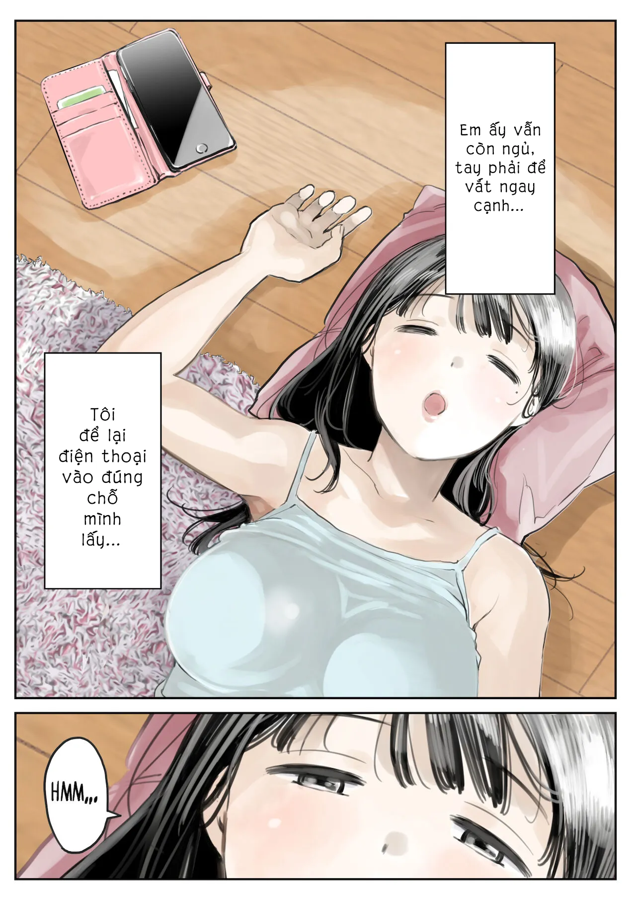 HentaiVN.net - Ảnh 4 - Phát hiện sừng khi xem trộm điện thoại bạn gái (Phần 2) [Kanojo no SmaPho o Nozoita dake nano ni 2, 彼女のスマホを覗いただけなのに 2] - Chap 1: Quay đầu là bờ