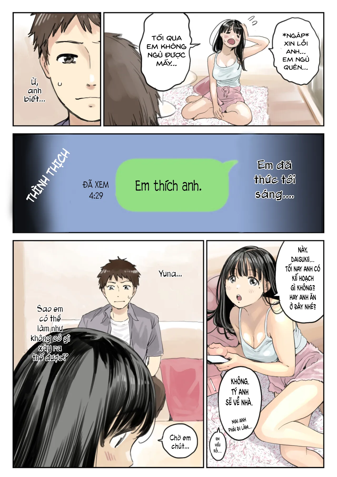 HentaiVN.net - Ảnh 6 - Phát hiện sừng khi xem trộm điện thoại bạn gái (Phần 2) [Kanojo no SmaPho o Nozoita dake nano ni 2, 彼女のスマホを覗いただけなのに 2] - Chap 1: Quay đầu là bờ
