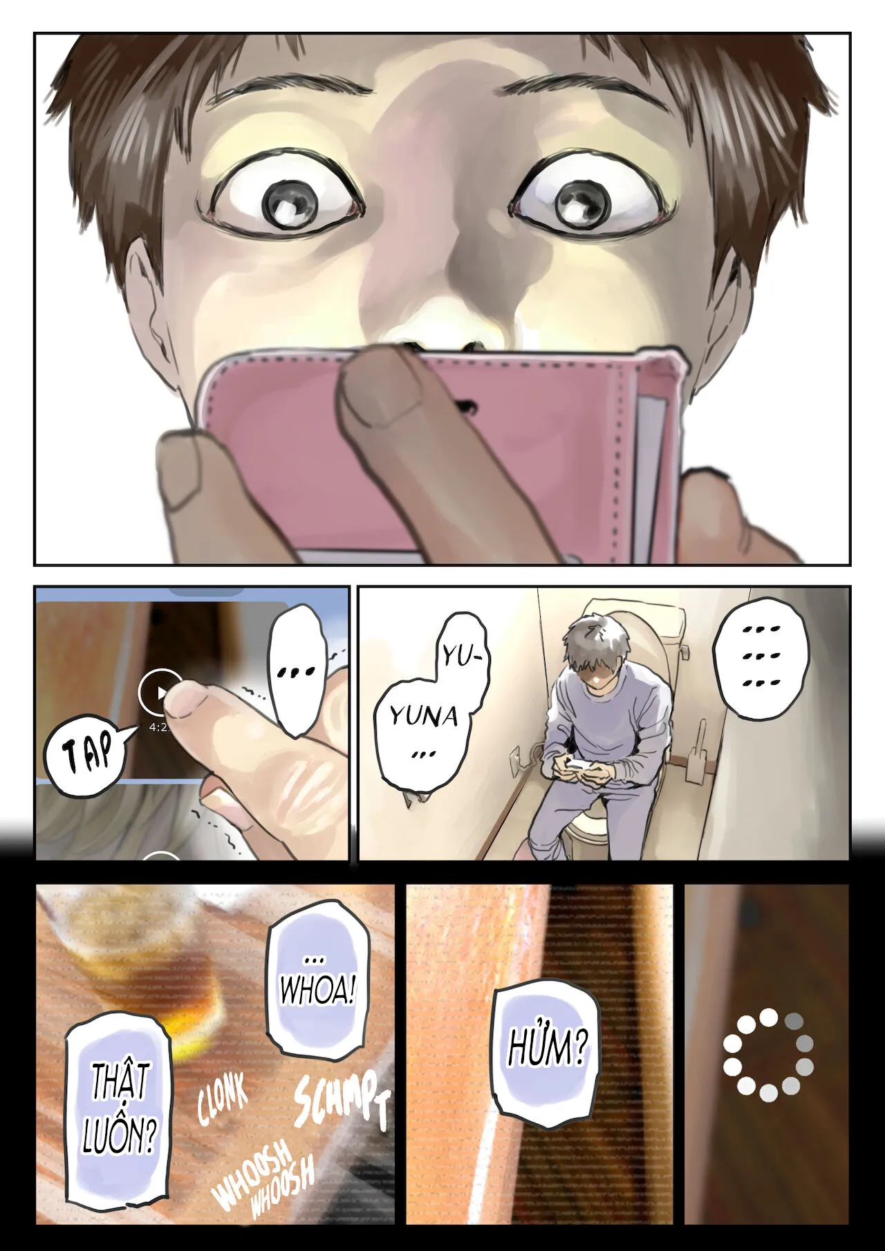 HentaiVN.net - Ảnh 19 - Phát hiện sừng khi xem trộm điện thoại bạn gái (Phần 2) [Kanojo no SmaPho o Nozoita dake nano ni 2, 彼女のスマホを覗いただけなのに 2] - Chap 2: Ngựa quen đường cũ