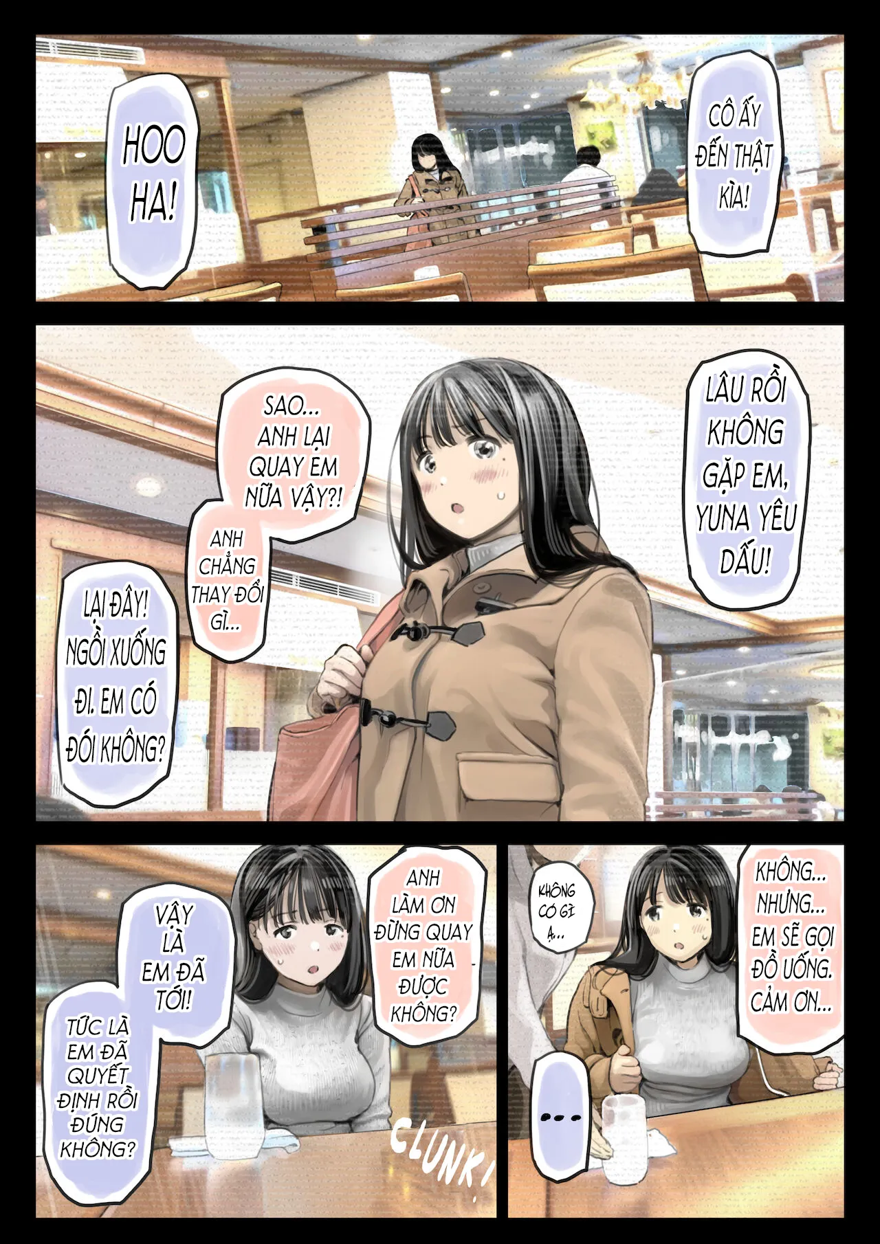 HentaiVN.net - Ảnh 20 - Phát hiện sừng khi xem trộm điện thoại bạn gái (Phần 2) [Kanojo no SmaPho o Nozoita dake nano ni 2, 彼女のスマホを覗いただけなのに 2] - Chap 2: Ngựa quen đường cũ