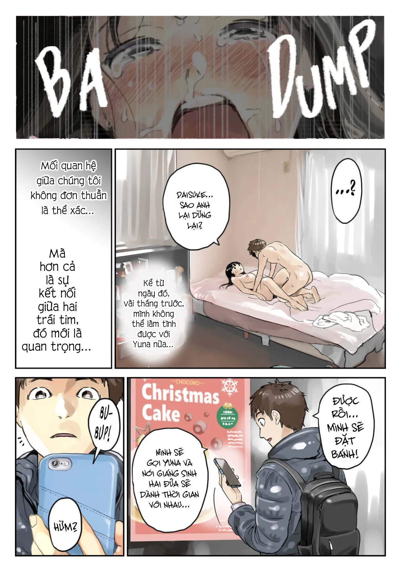 HentaiVN.net - Ảnh 4 - Phát hiện sừng khi xem trộm điện thoại bạn gái (Phần 2) [Kanojo no SmaPho o Nozoita dake nano ni 2, 彼女のスマホを覗いただけなのに 2] - Chap 2: Ngựa quen đường cũ