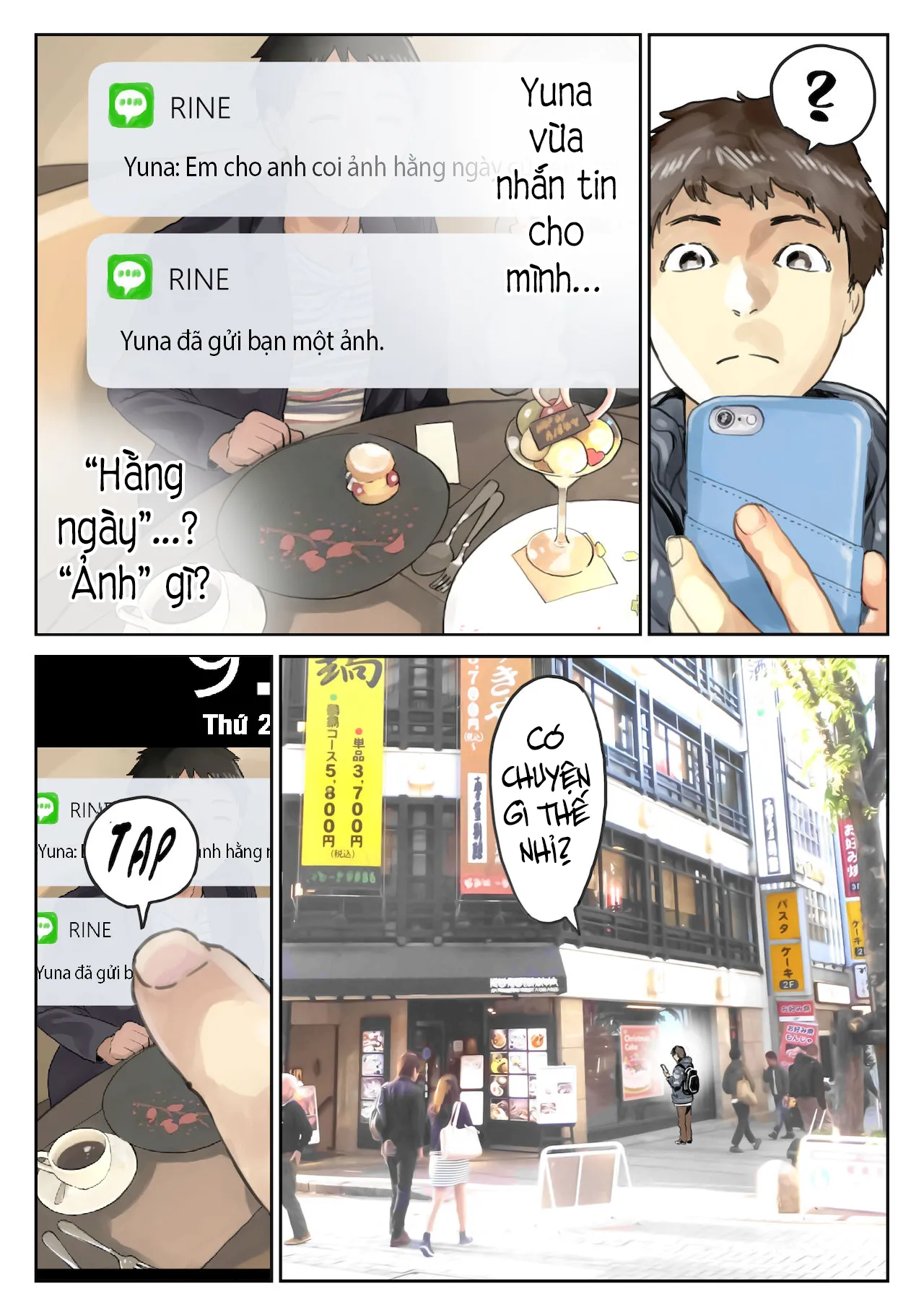 HentaiVN.net - Ảnh 6 - Phát hiện sừng khi xem trộm điện thoại bạn gái (Phần 2) [Kanojo no SmaPho o Nozoita dake nano ni 2, 彼女のスマホを覗いただけなのに 2] - Chap 2: Ngựa quen đường cũ