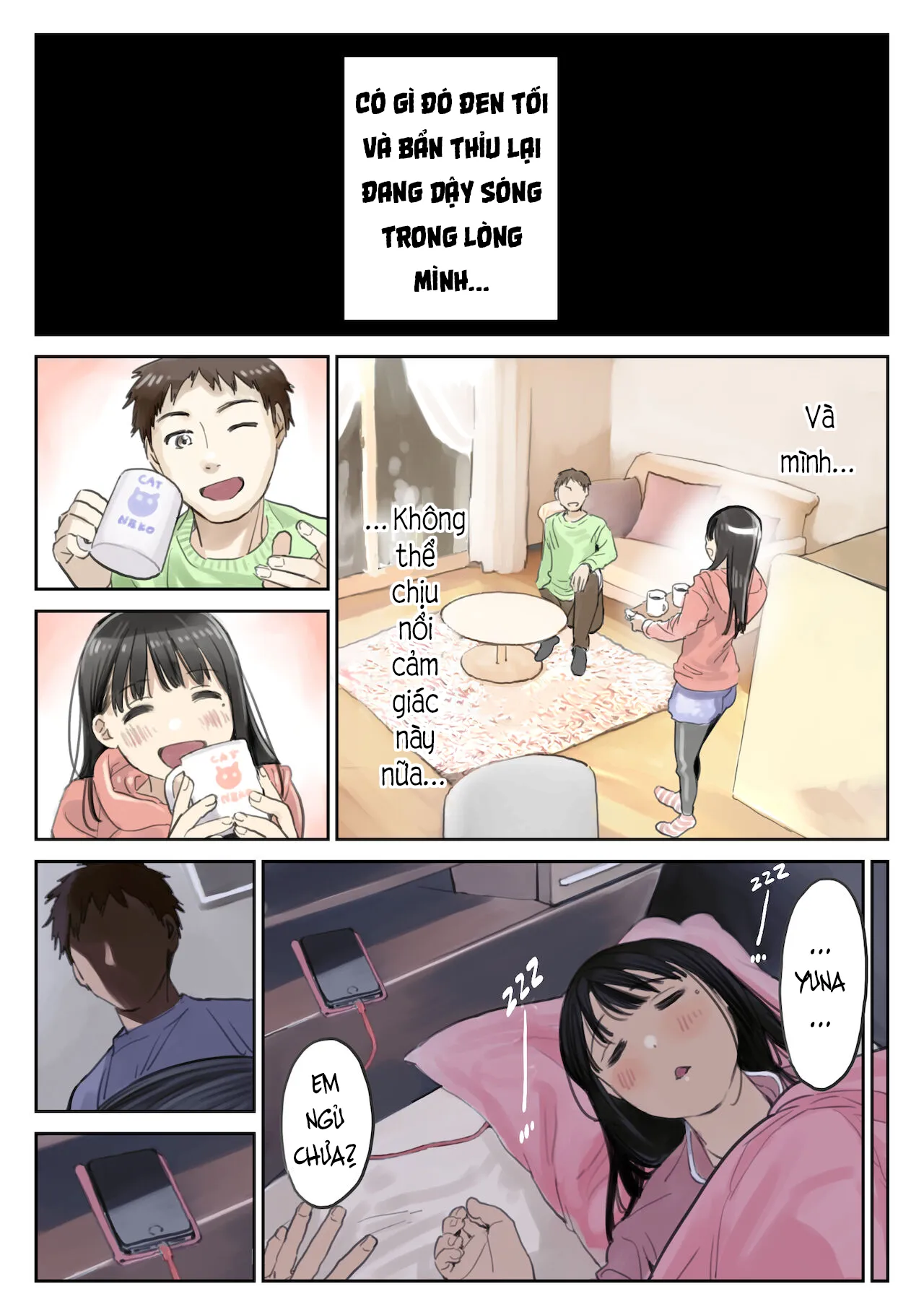 HentaiVN.net - Ảnh 9 - Phát hiện sừng khi xem trộm điện thoại bạn gái (Phần 2) [Kanojo no SmaPho o Nozoita dake nano ni 2, 彼女のスマホを覗いただけなのに 2] - Chap 2: Ngựa quen đường cũ