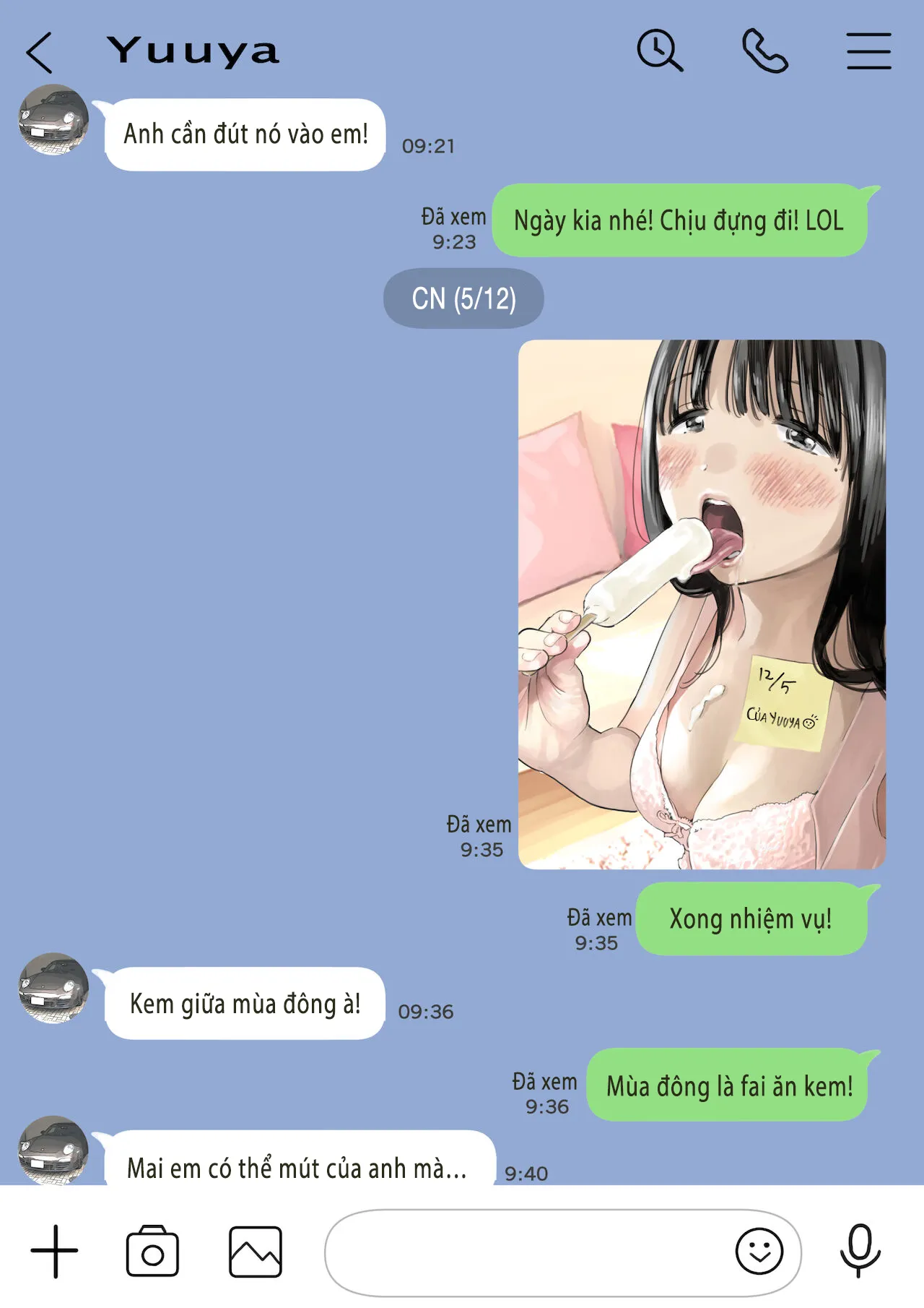 HentaiVN.net - Ảnh 6 - Phát hiện sừng khi xem trộm điện thoại bạn gái (Phần 2) [Kanojo no SmaPho o Nozoita dake nano ni 2, 彼女のスマホを覗いただけなのに 2] - Chap 3: Send nude
