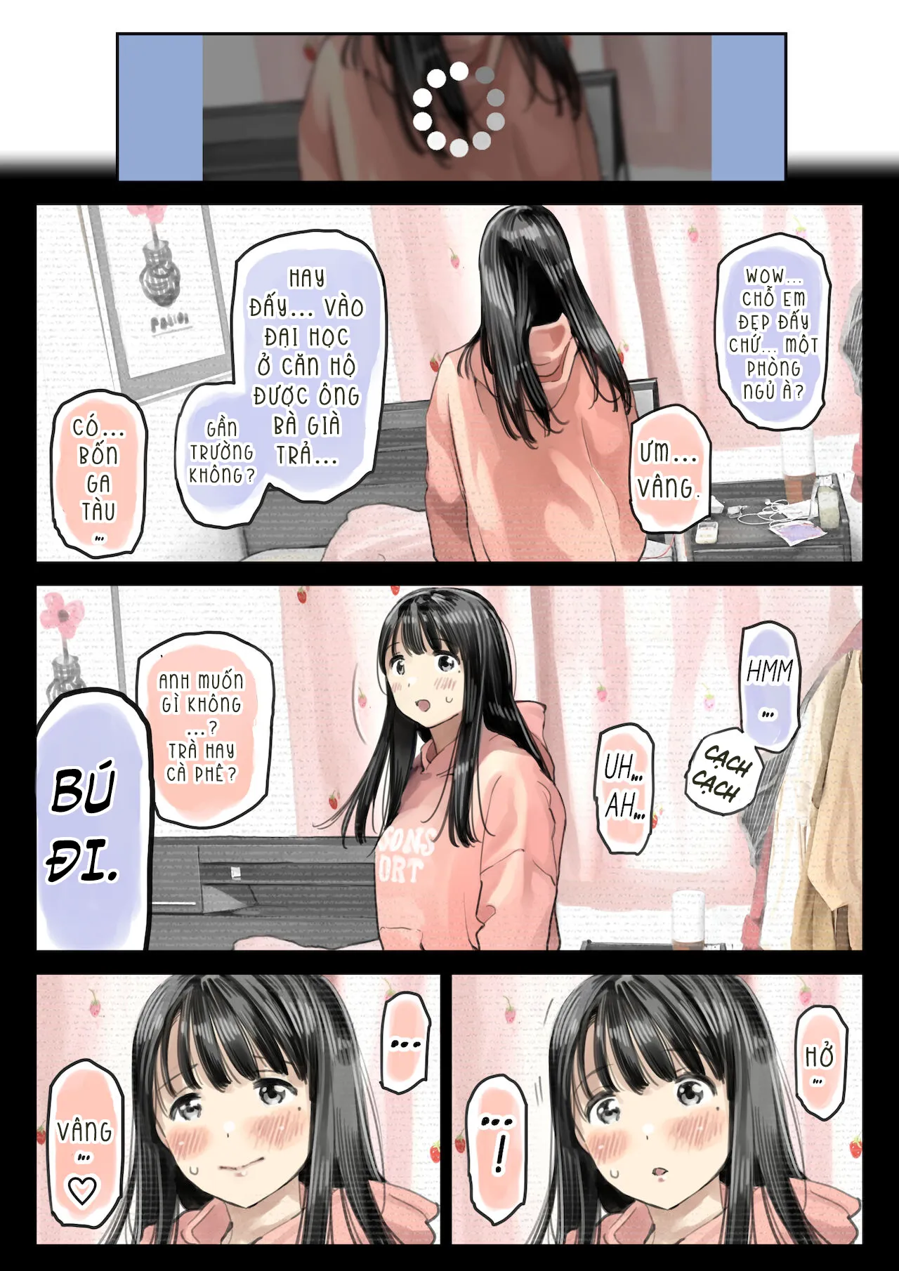 HentaiVN.net - Ảnh 9 - Phát hiện sừng khi xem trộm điện thoại bạn gái (Phần 2) [Kanojo no SmaPho o Nozoita dake nano ni 2, 彼女のスマホを覗いただけなのに 2] - Chap 3: Send nude