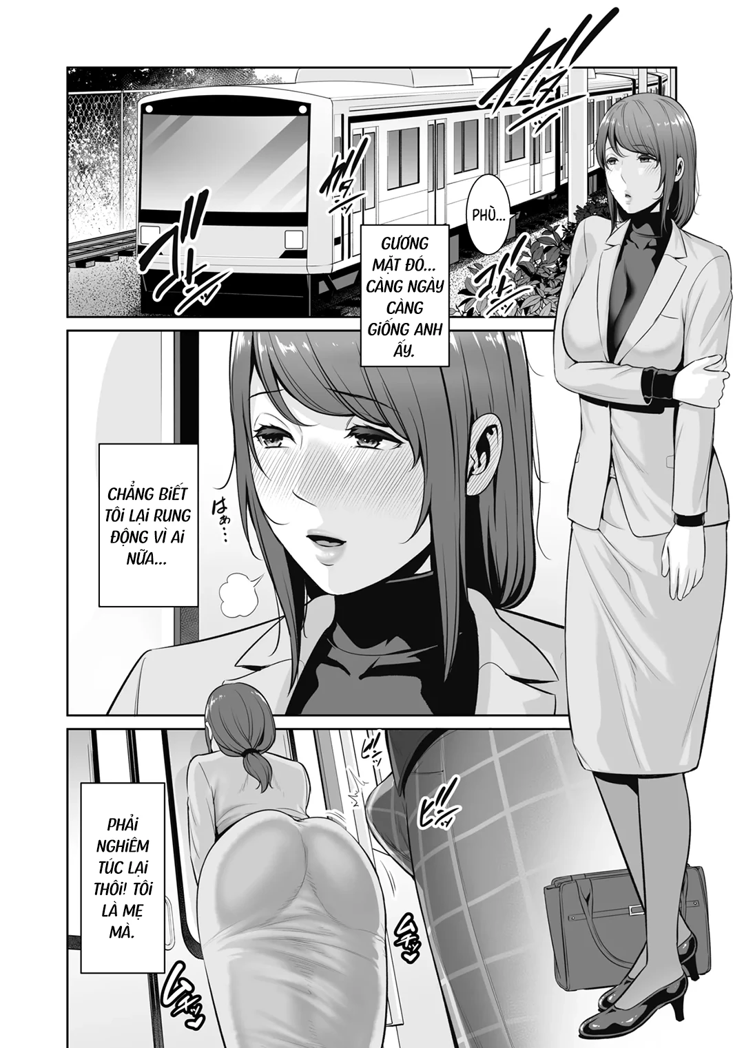 HentaiVN.net - Ảnh 18 - Mẹ kế trên chuyến tàu… - Oneshot?