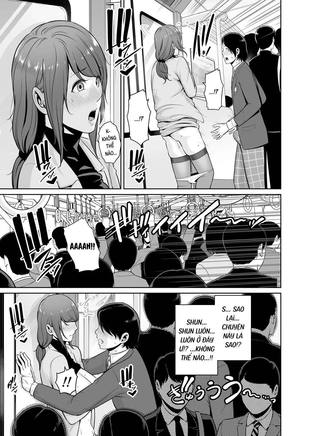 HentaiVN.net - Ảnh 29 - Mẹ kế trên chuyến tàu… - Oneshot?