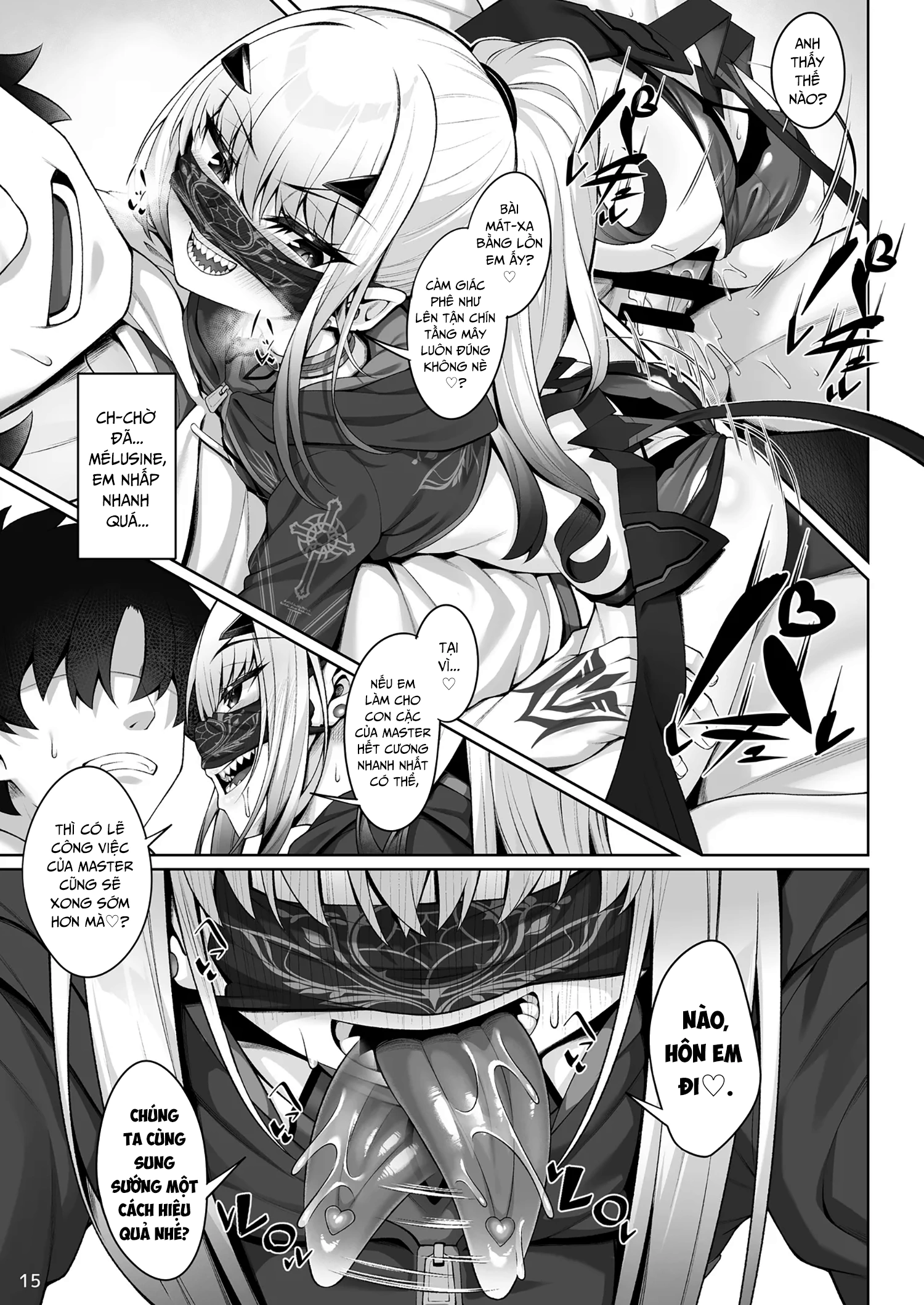 HentaiVN.net - Ảnh 17 - Làm đủ thứ chuyện dâm đãng với Melusine trong bộ đồ bơi. - Oneshot