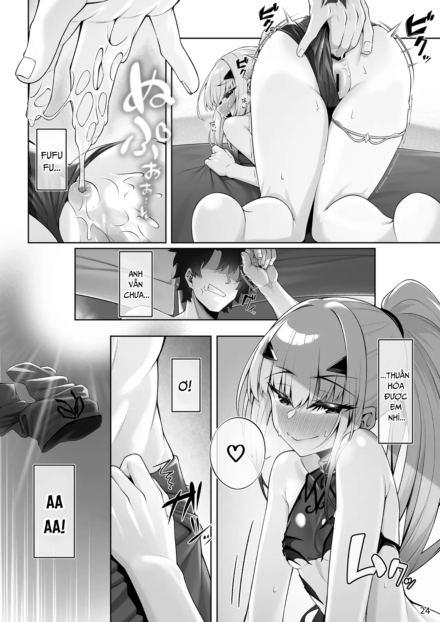 HentaiVN.net - Ảnh 26 - Làm đủ thứ chuyện dâm đãng với Melusine trong bộ đồ bơi. - Oneshot