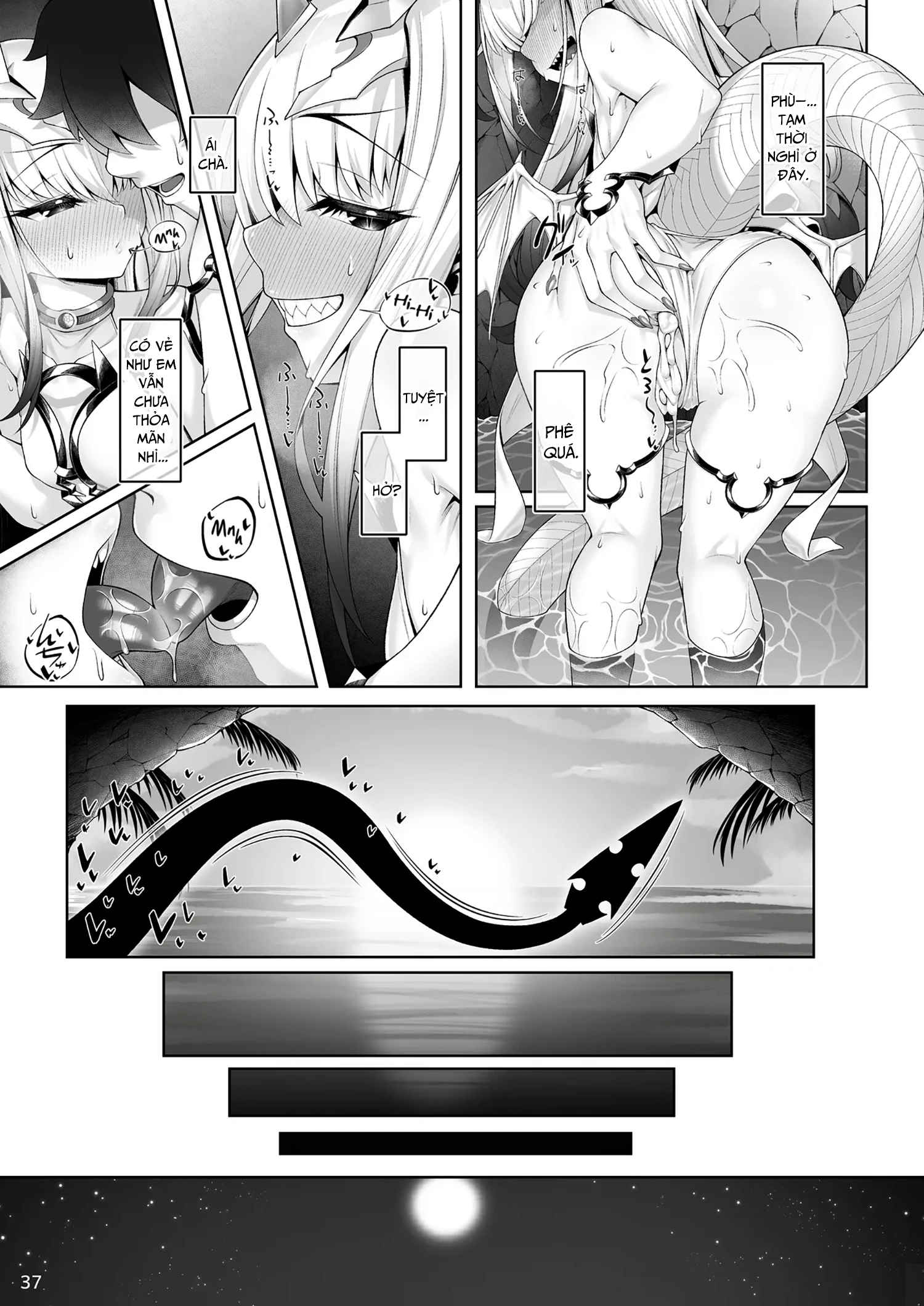 HentaiVN.net - Ảnh 39 - Làm đủ thứ chuyện dâm đãng với Melusine trong bộ đồ bơi. - Oneshot