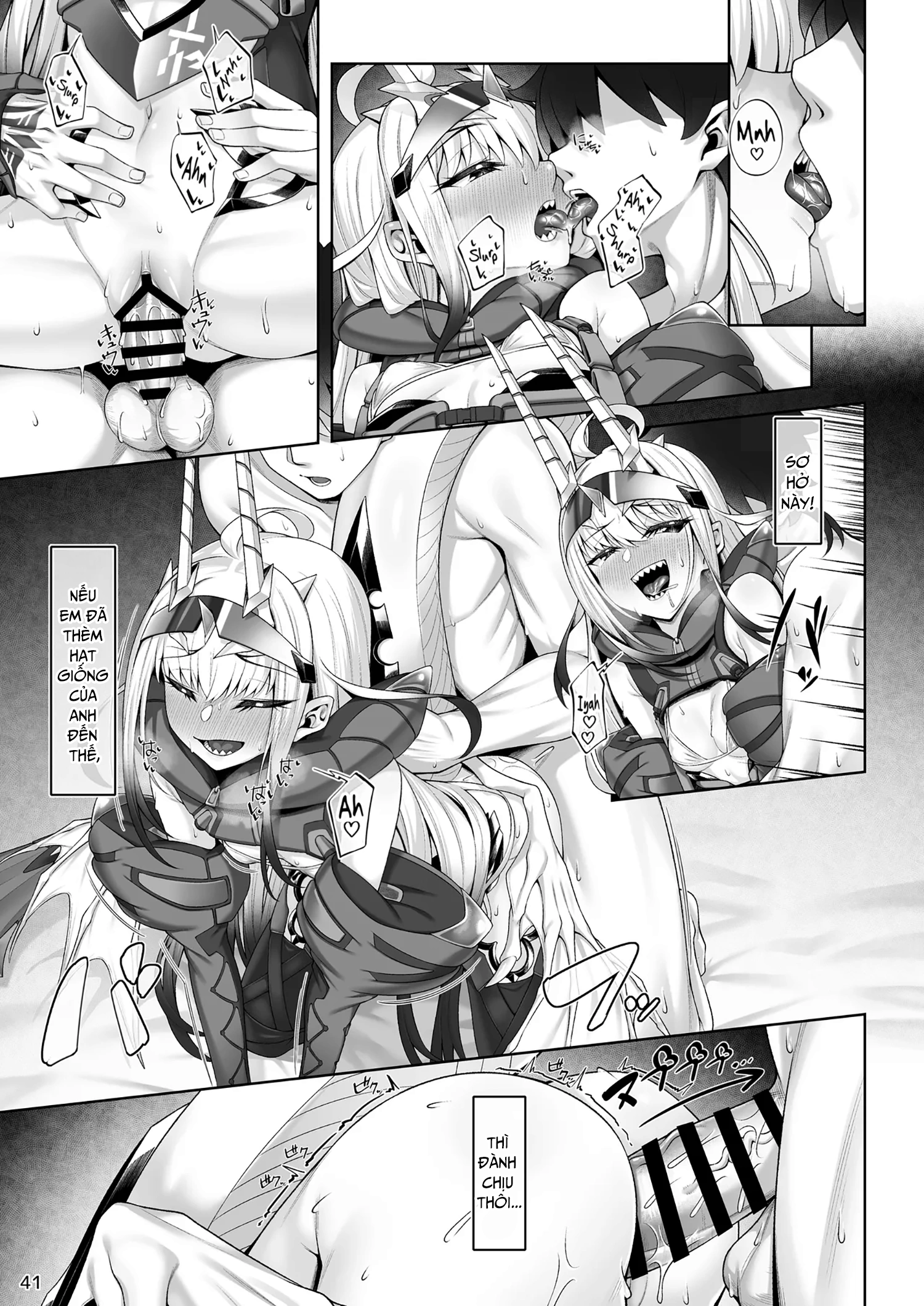 HentaiVN.net - Ảnh 43 - Làm đủ thứ chuyện dâm đãng với Melusine trong bộ đồ bơi. - Oneshot