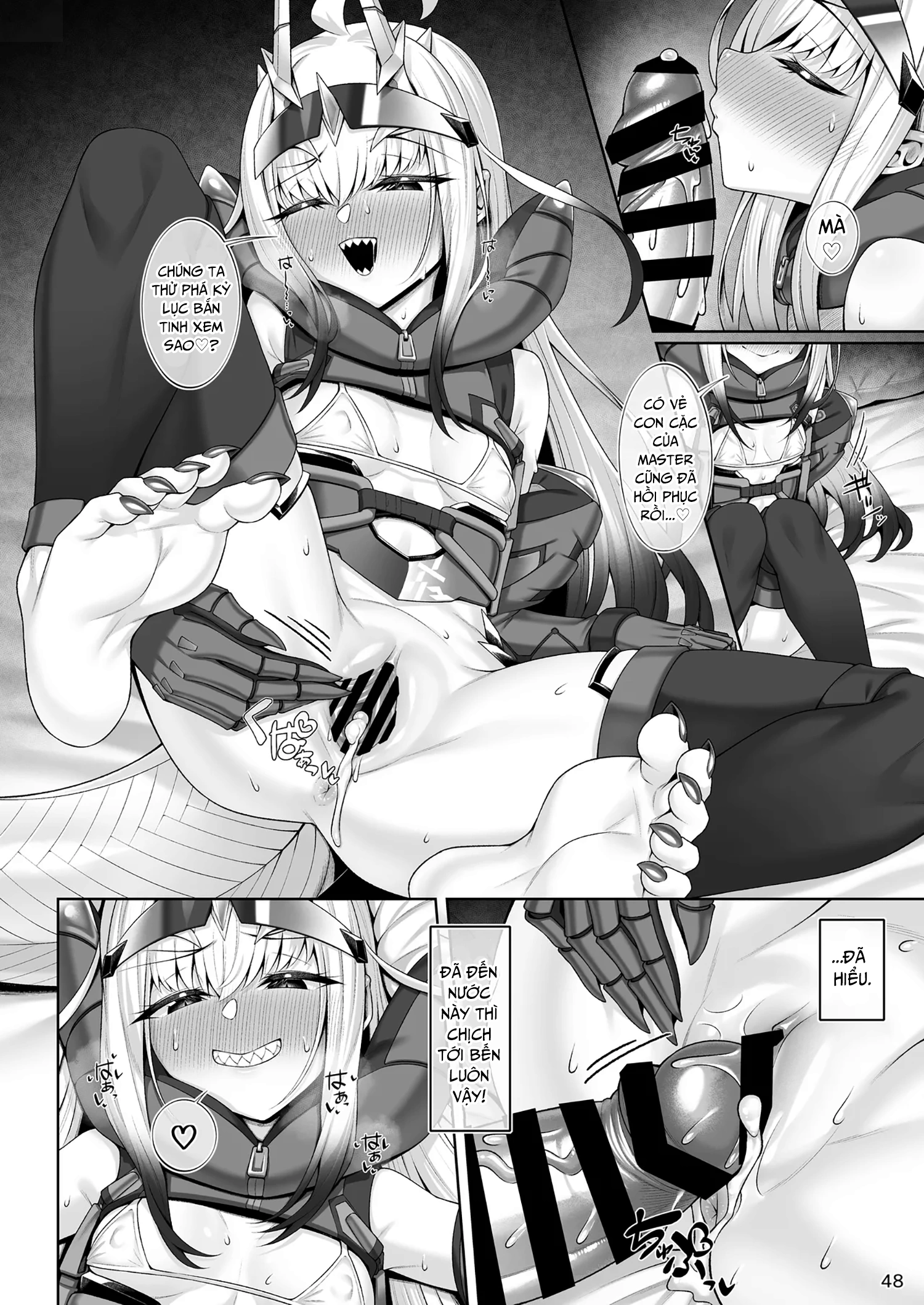HentaiVN.net - Ảnh 50 - Làm đủ thứ chuyện dâm đãng với Melusine trong bộ đồ bơi. - Oneshot