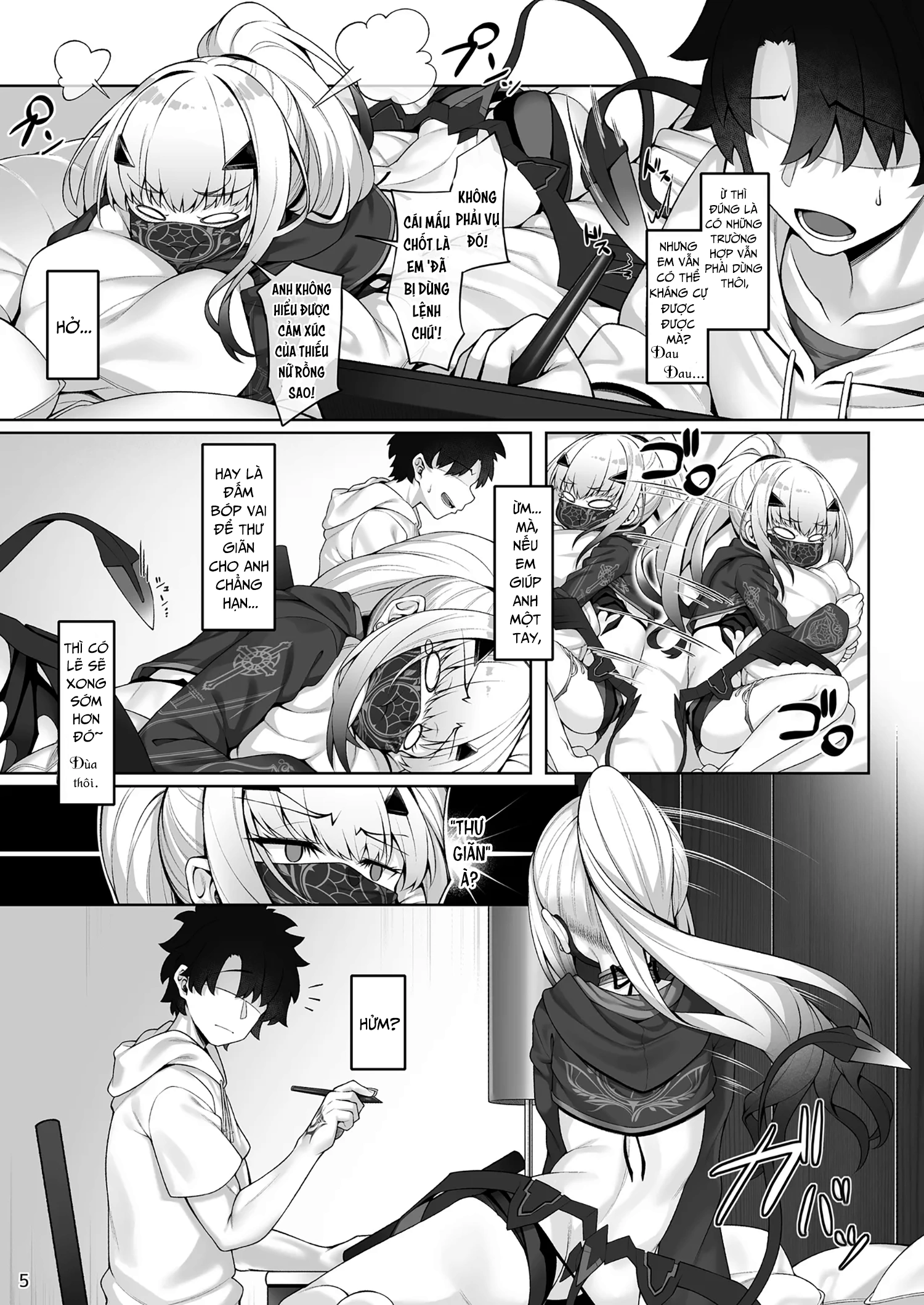 HentaiVN.net - Ảnh 7 - Làm đủ thứ chuyện dâm đãng với Melusine trong bộ đồ bơi. - Oneshot