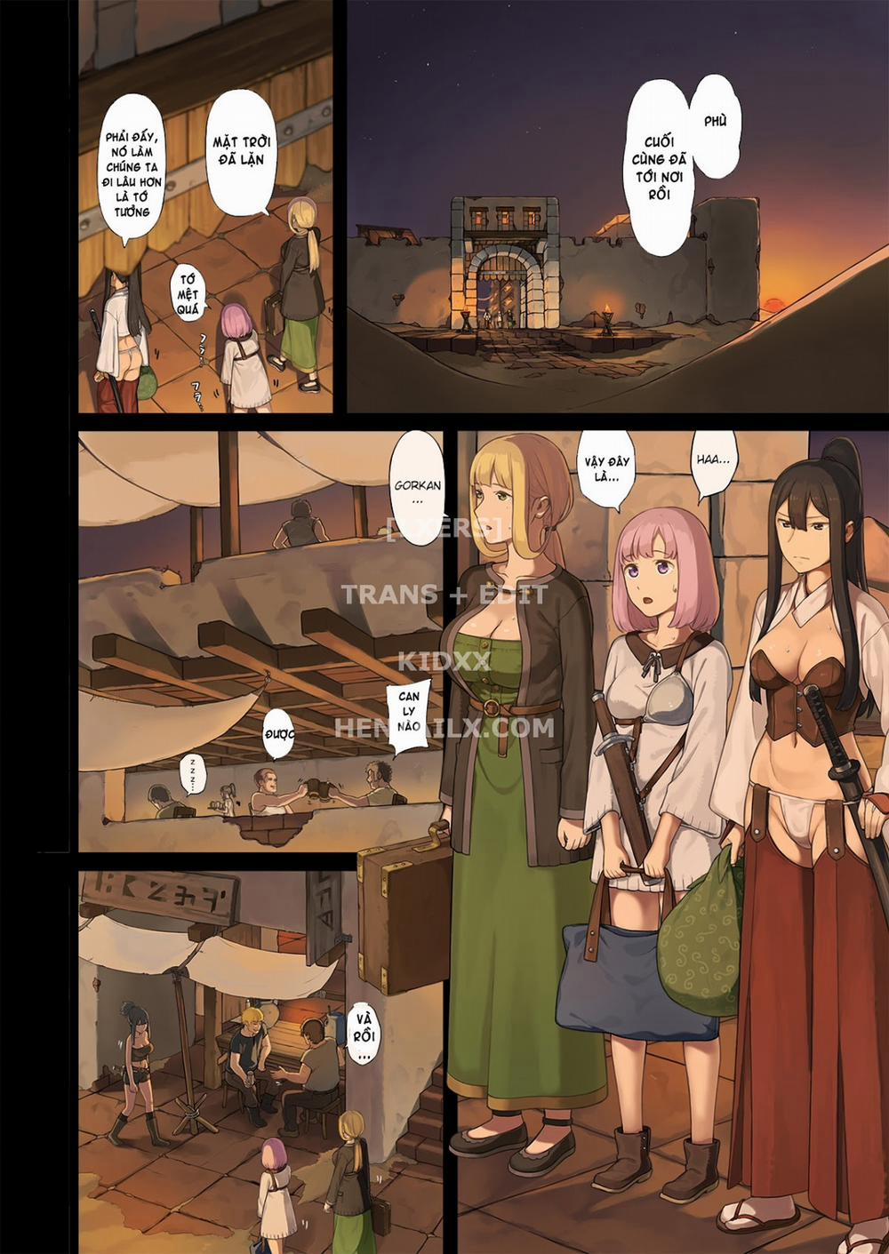 HentaiVN.net - Ảnh 7 - Onna Boukensha-Tachi Ga Sabaku No Oasis Ni Tachiyoru To...... [Onna Boukensha-Tachi Ga Sabaku No Oasis Ni Tachi Yoru To....] - Oneshot