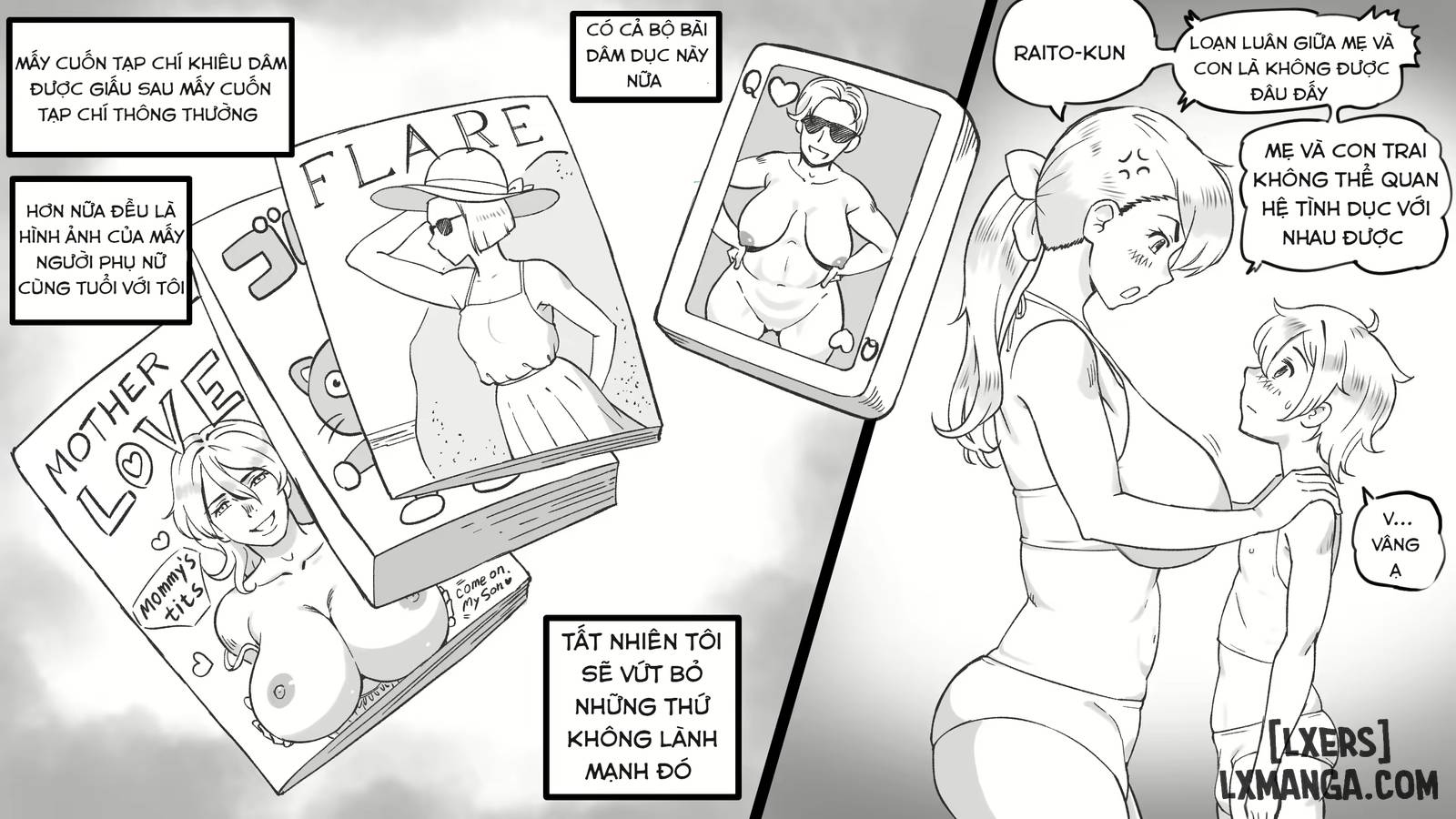 HentaiVN.net - Ảnh 13 - Mama to shinai to derarenai heya 〜 kankin sareta boku to mama - Oneshot