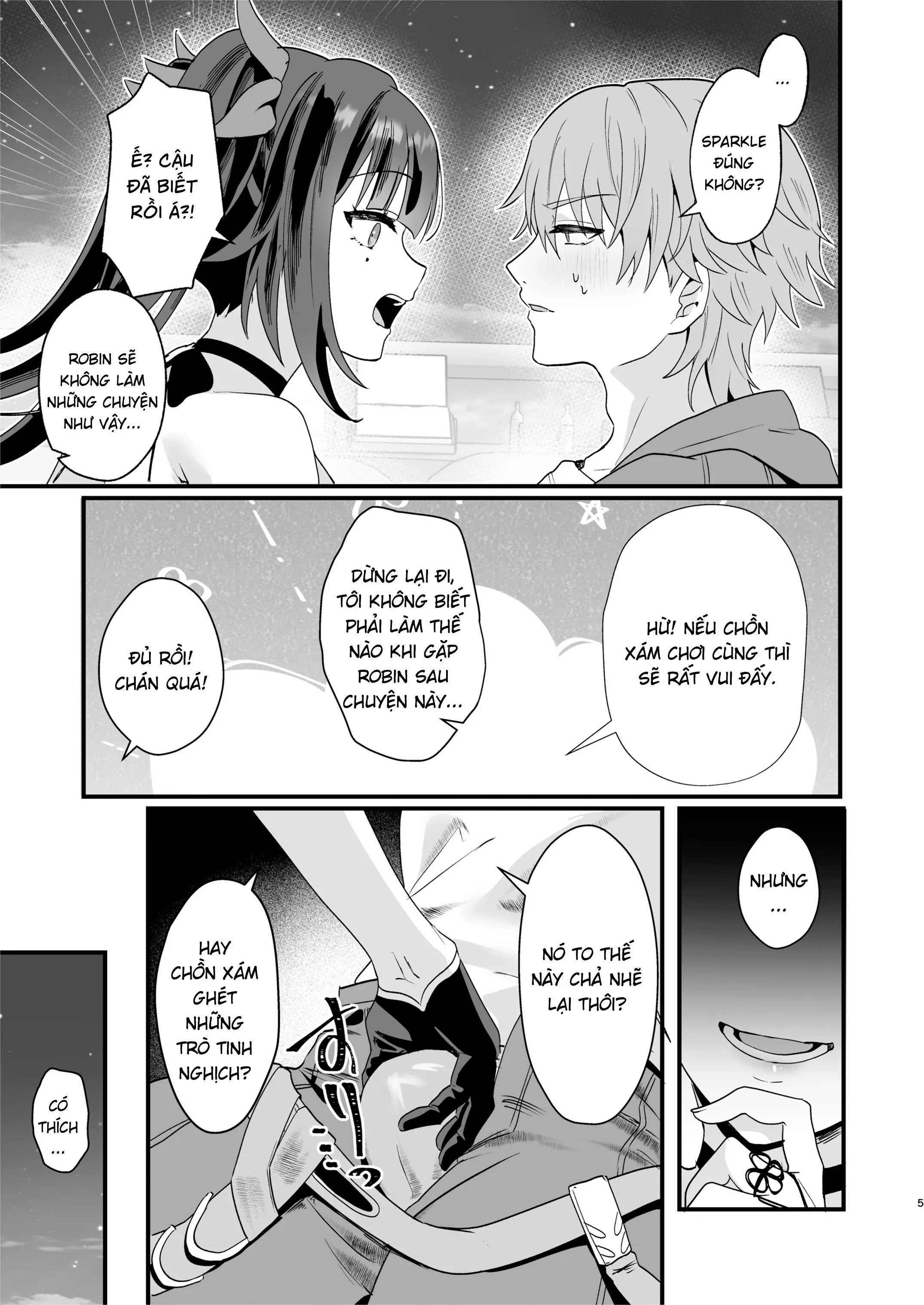HentaiVN.net - Ảnh 5 - Cùng nhau vui vẻ nhé? - Oneshot