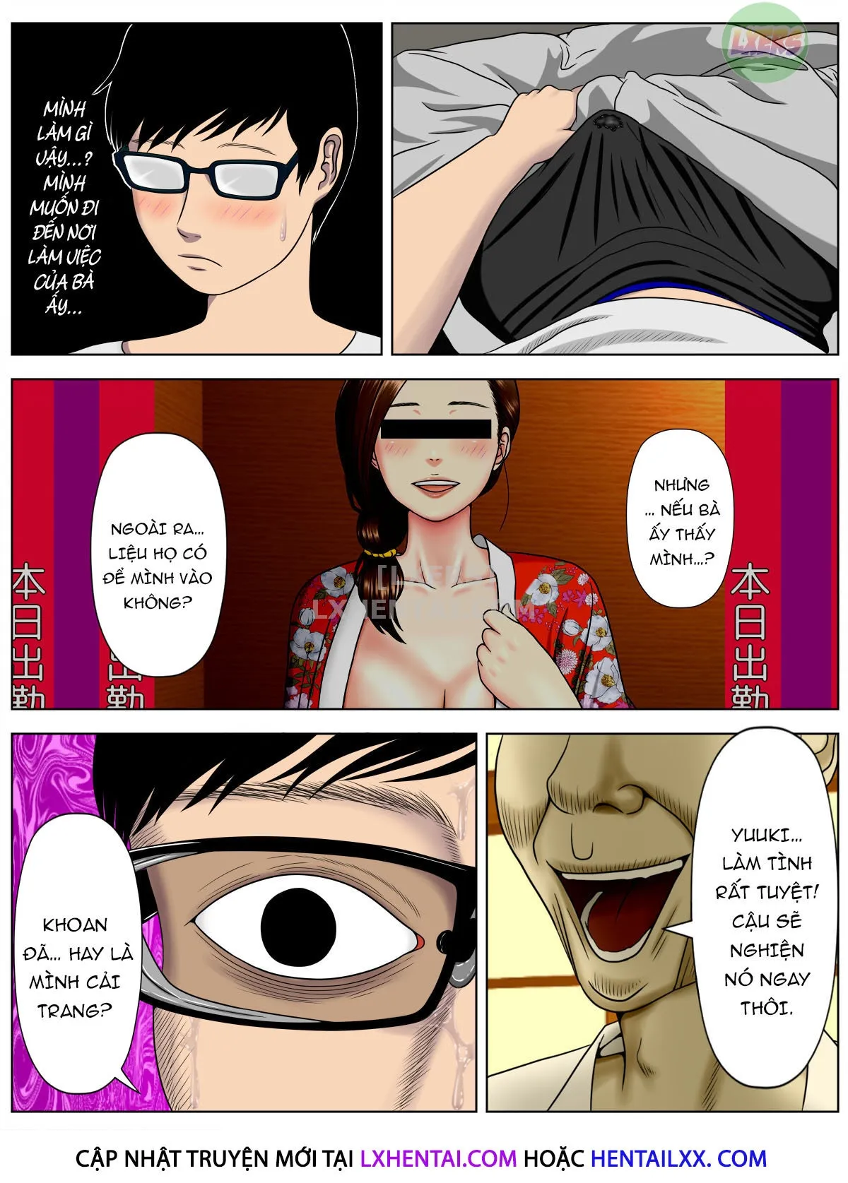 HentaiVN.net - Ảnh 8 - Sa.Ki.Ko.Sa.Re - Chap 2 ~A Mother Who Sells Her Body For Money Gets Targeted By Some Scumbag Teachers...