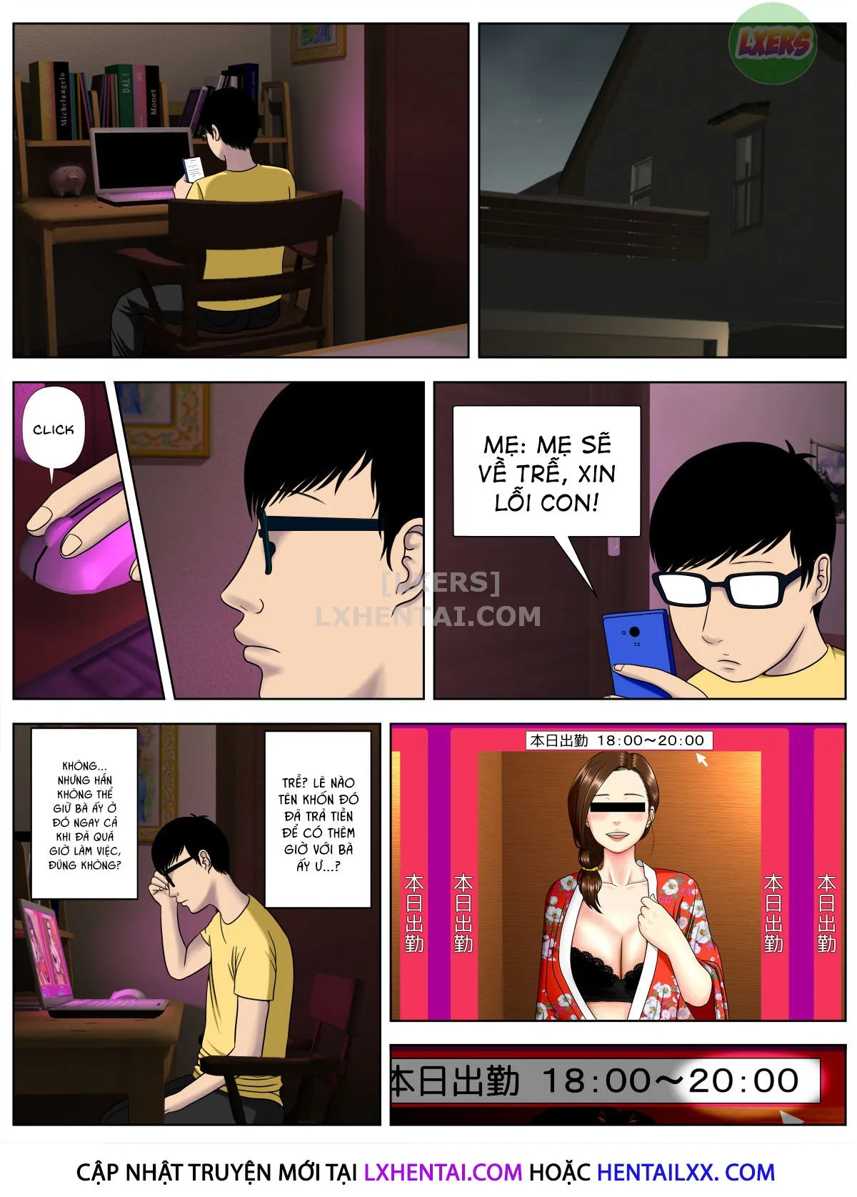 HentaiVN.net - Ảnh 23 - Sa.Ki.Ko.Sa.Re - Chap 3 ~My Beloved Step Mom Is Being Fucked By This Scumbag Teacher! | END