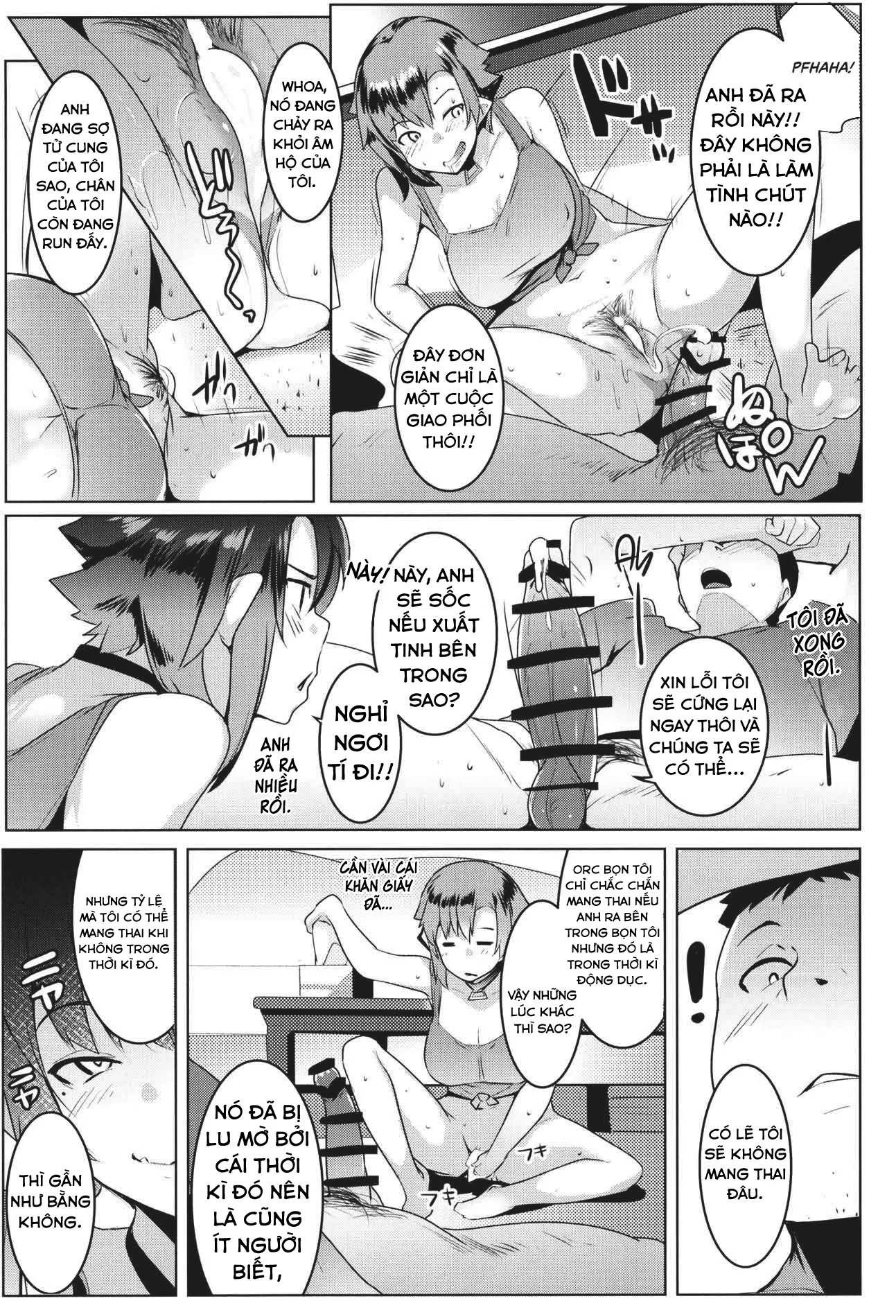 HentaiVN.net - Ảnh 21 - Em gái tôi là một bé Orc [My Little Sister is an Orc; Imouto wa Mesu Orc] - Chap 2
