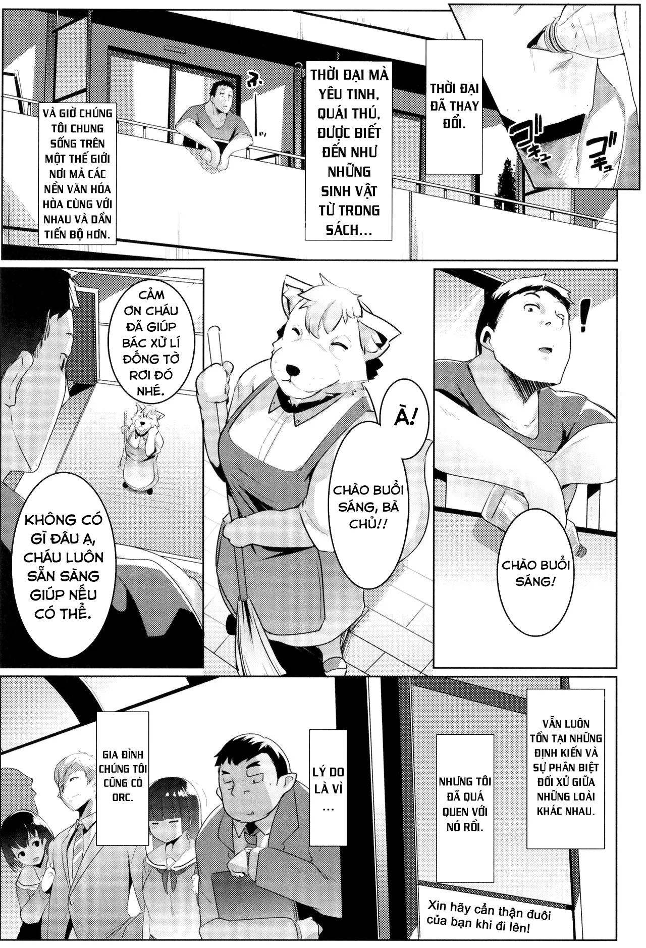 HentaiVN.net - Ảnh 3 - Em gái tôi là một bé Orc [My Little Sister is an Orc; Imouto wa Mesu Orc] - Chap 2