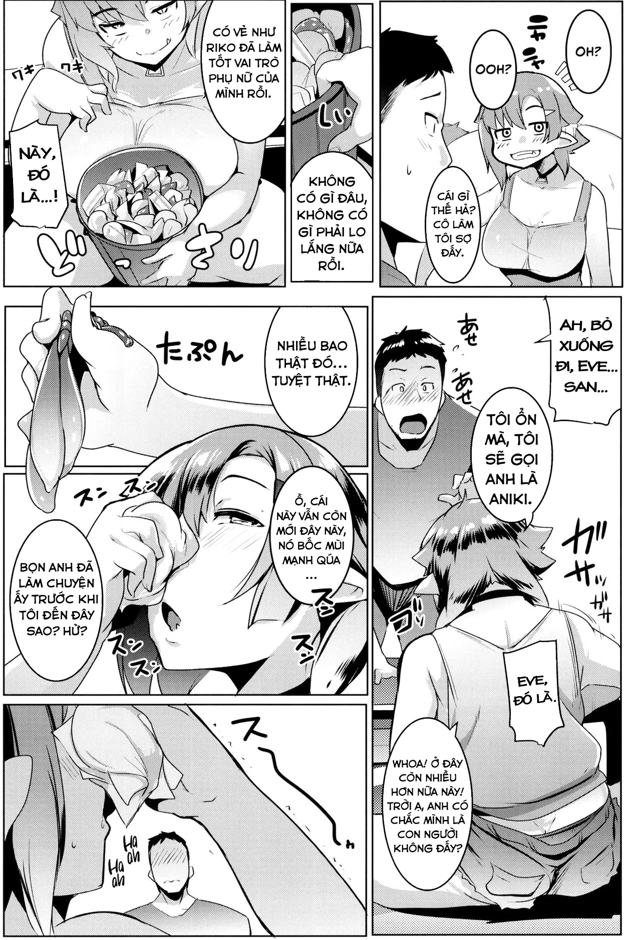 HentaiVN.net - Ảnh 9 - Em gái tôi là một bé Orc [My Little Sister is an Orc; Imouto wa Mesu Orc] - Chap 2